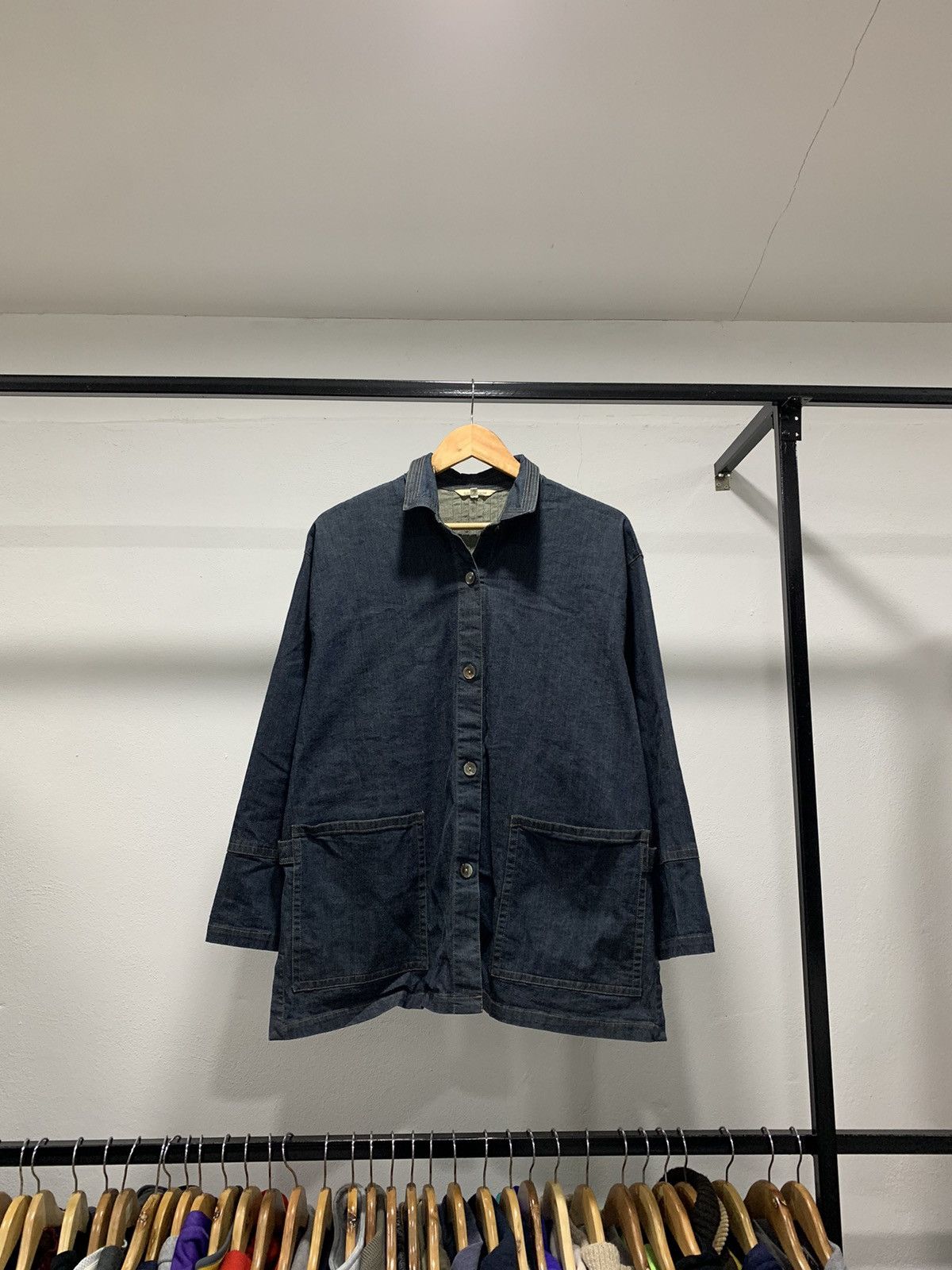 Designer × Japanese Brand × Vintage Vintage Denim Jacket Cardigan by Harpers Bigot Size US M / EU 48-50 / 2 - 11 Thumbnail