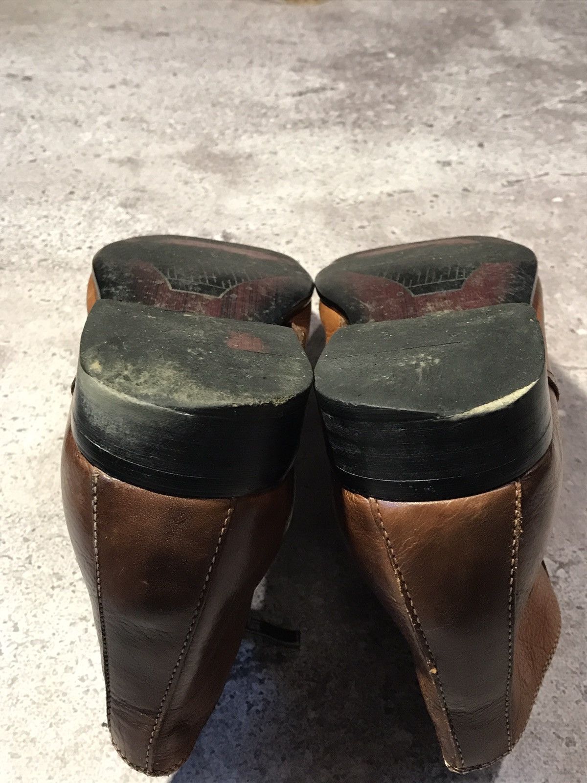 Giorgio Armani × Vintage Vintage Giorgio Armani Leather Boots – Classic Italian 9,5 Size US 9 / EU 42 - 8 Thumbnail