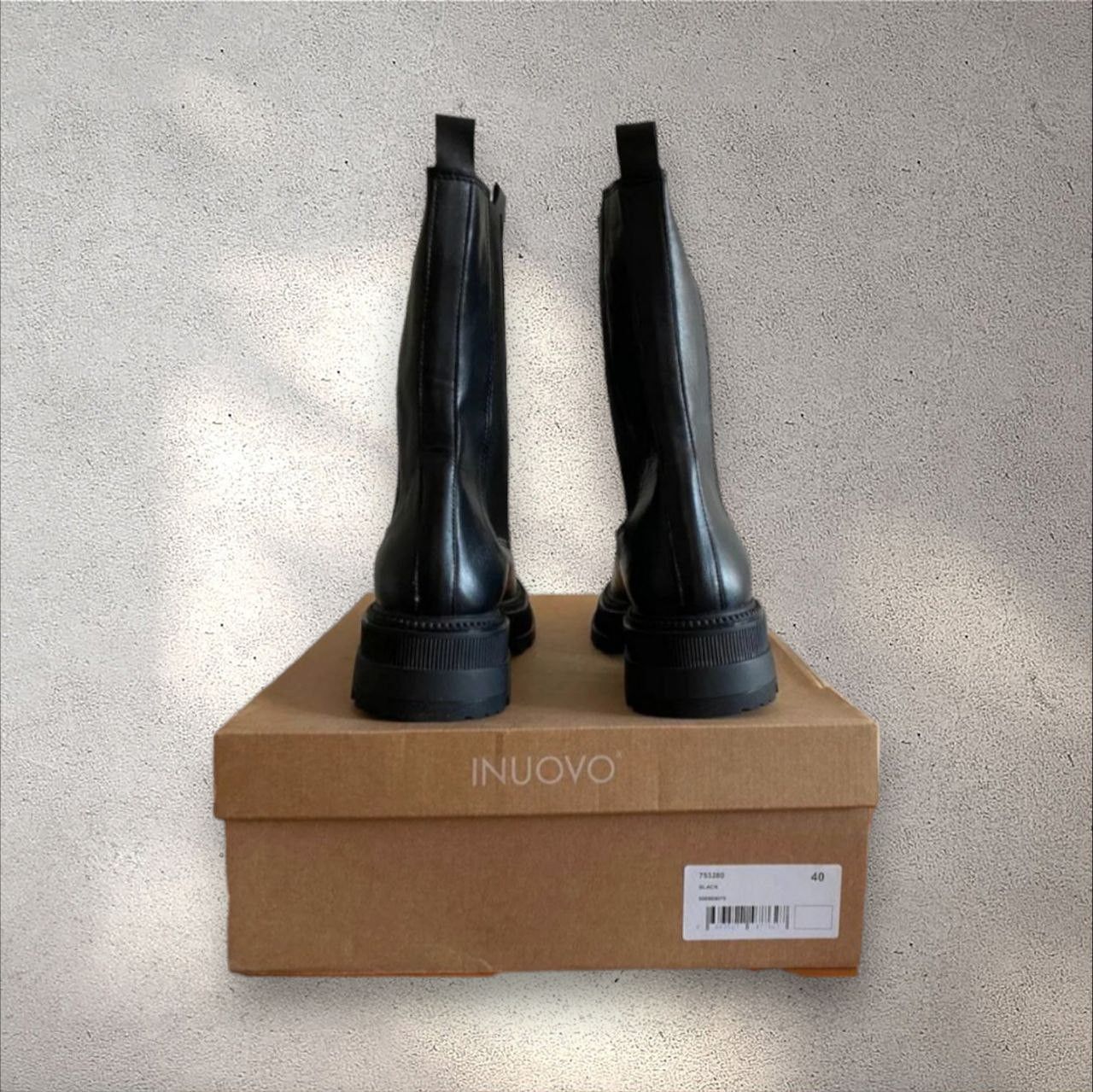 Other Women's Inuovo ankle boots in black, size 40. Size US 9 / IT 39 - 4 Thumbnail