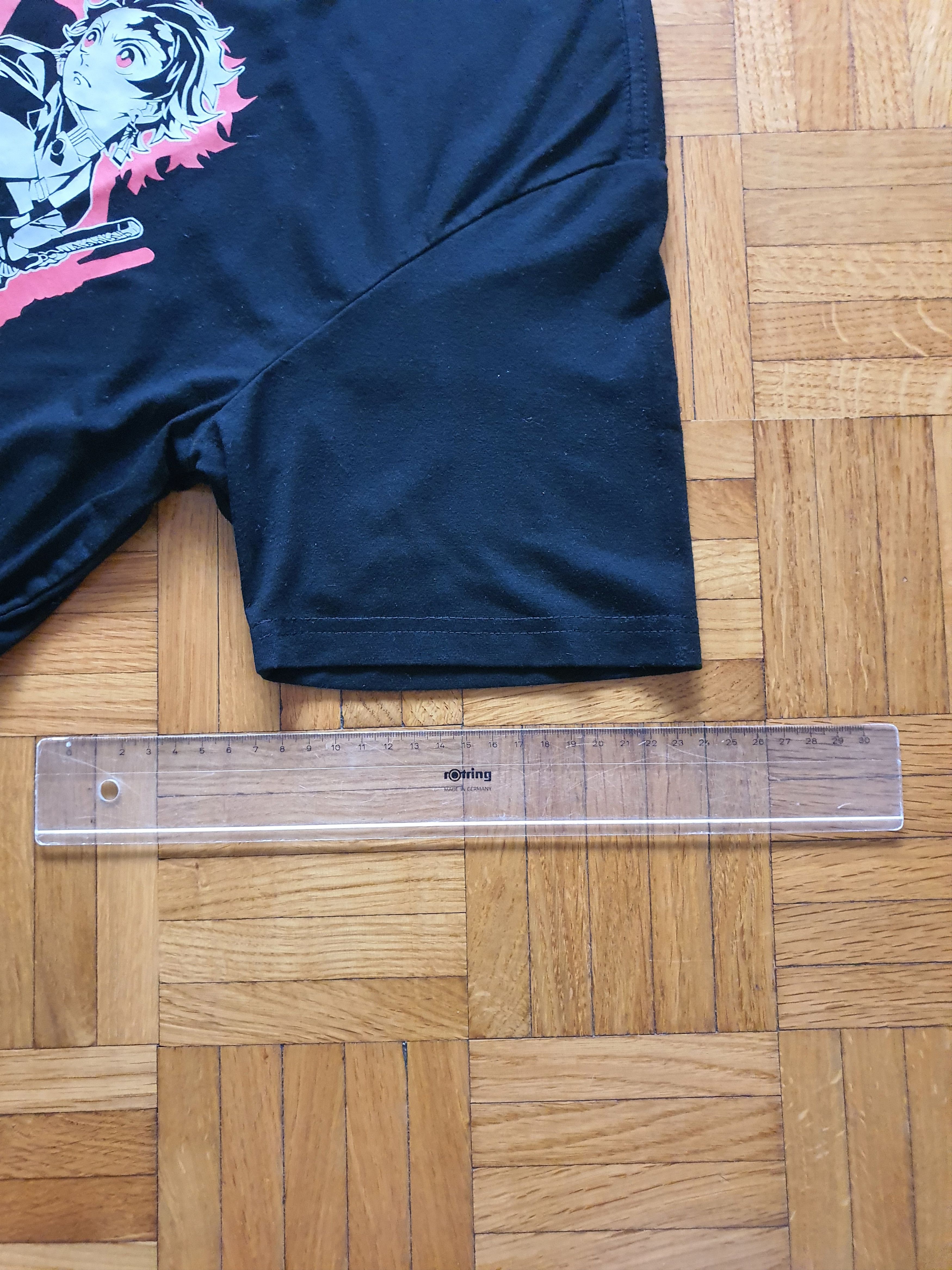 Anime DEMON SLAYER (Kimetsu No Yaiba) Graphic Short Sleeve Size US L / EU 52-54 / 3 - 8 Thumbnail