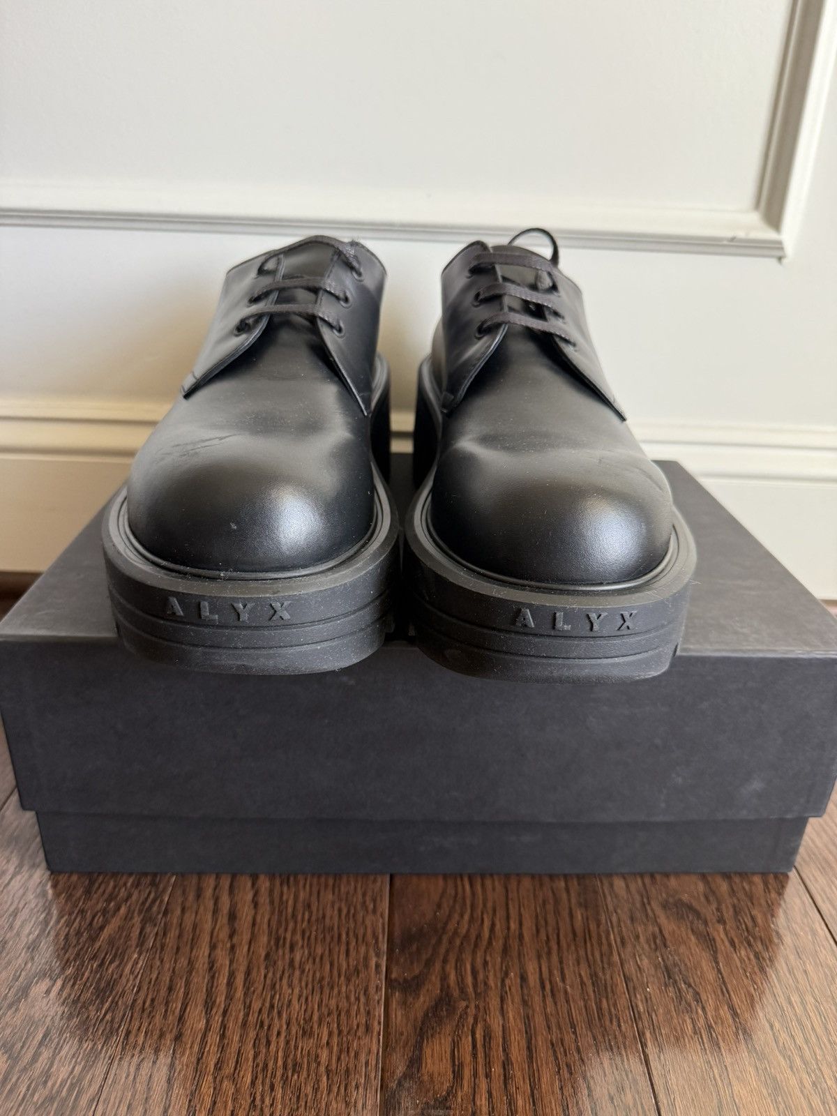 1017 ALYX 9SM Alyx Lug Sole Leather Derby Size US 12 / EU 45 - 2 Thumbnail
