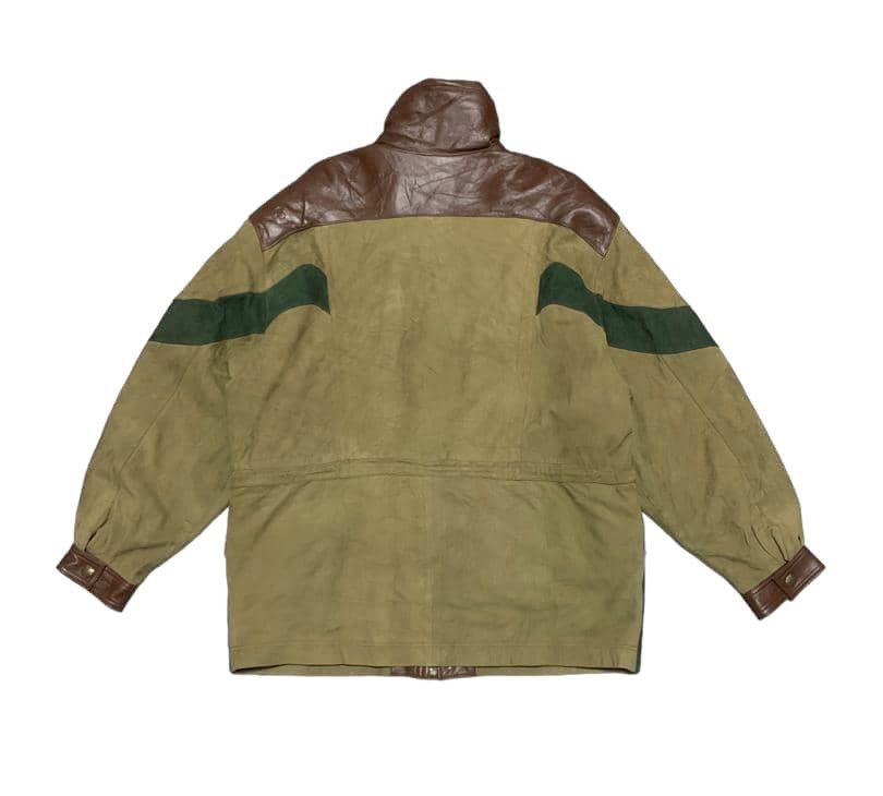 Japanese Brand Vintage Leather Jacket Made In Spain Size US L / EU 52-54 / 3 - 3 Thumbnail