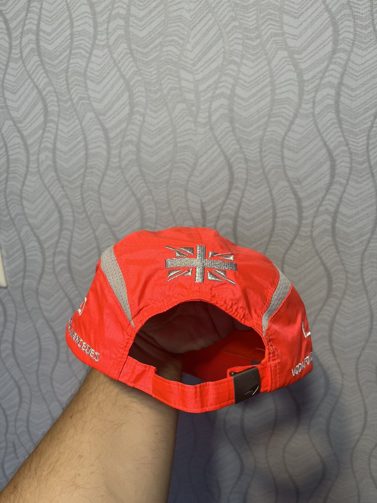 Mercedes-Benz Vodafone McLaren Mercedes Lewis Hamilton 2 Caps Racing F1 Size ONE SIZE - 7 Thumbnail
