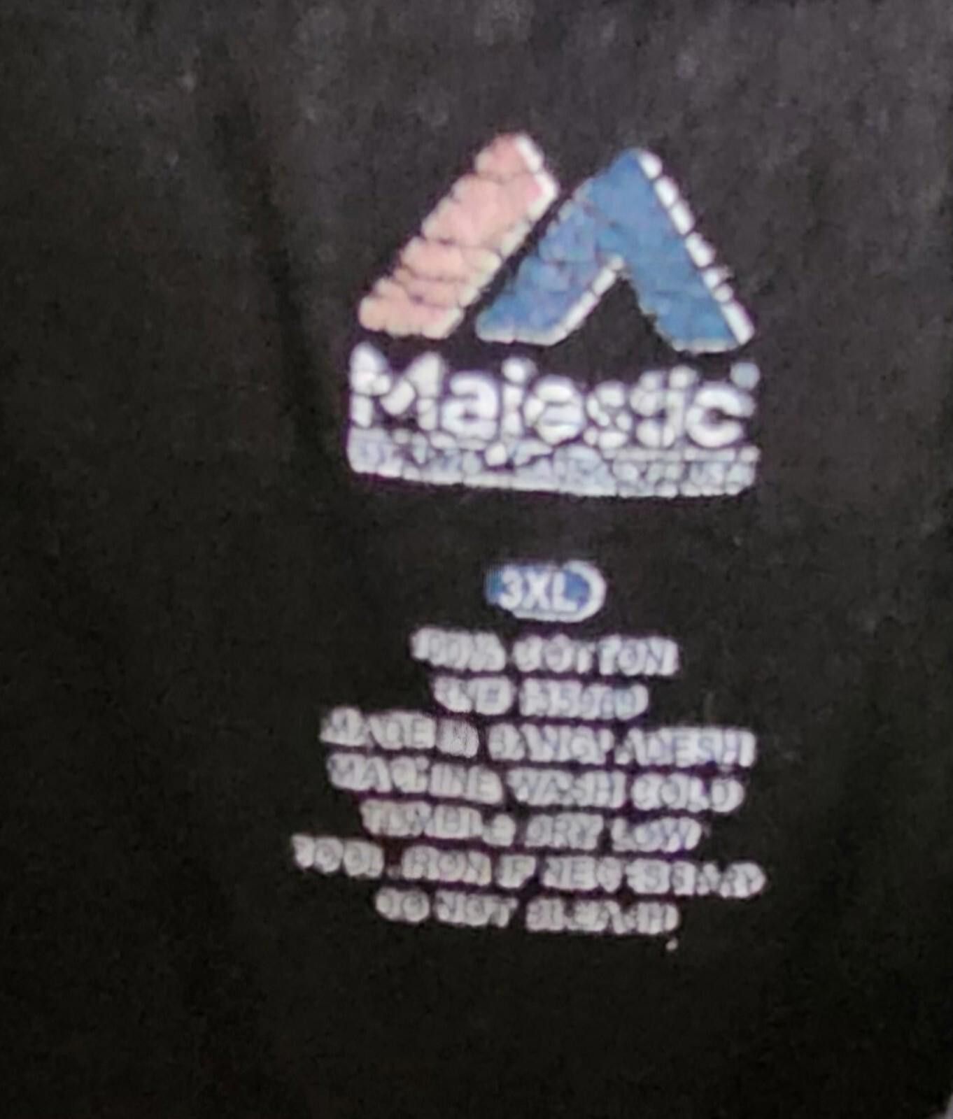 Majestic Majestic Los Angeles Dodgers 3XL Black Graphic Tee Size US XXL / EU 58 / 5 - 3 Thumbnail