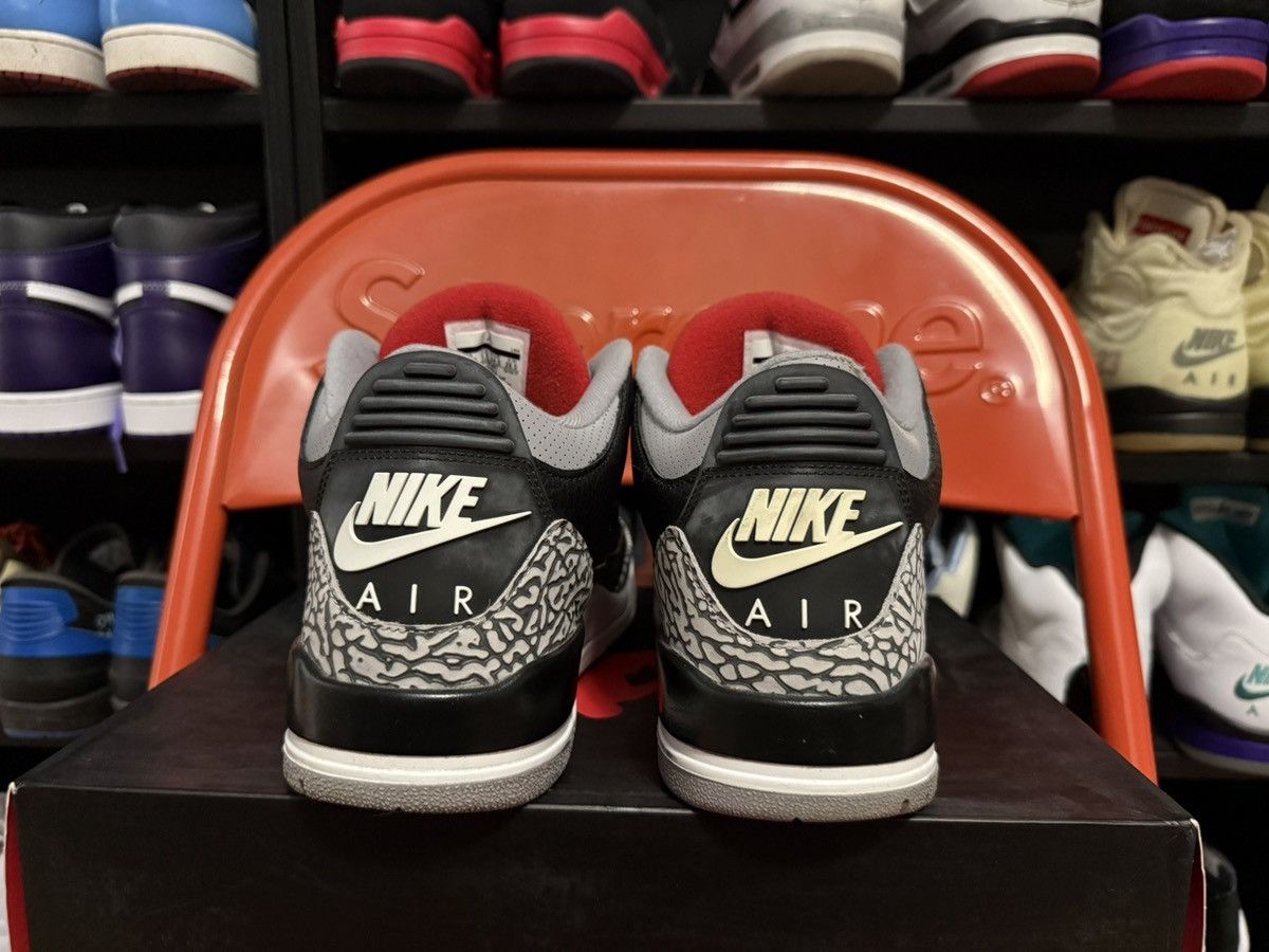 Jordan Brand Air Jordan 3 Retro OG ‘Black Cement’ 2018 Size US 10.5 / EU 43-44 - 3 Thumbnail