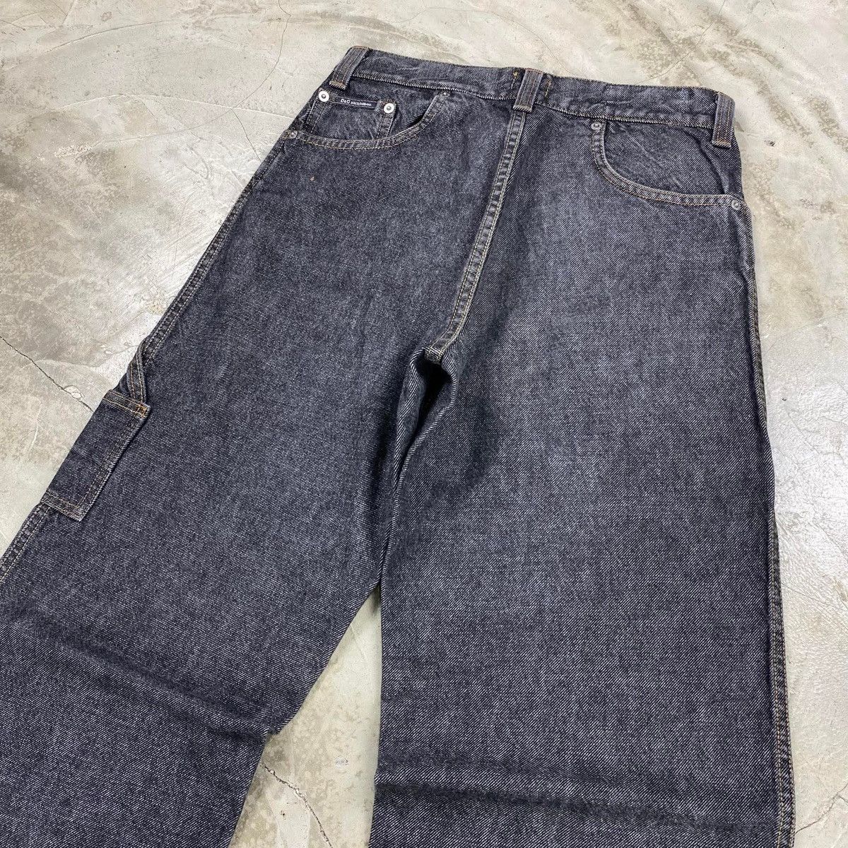 Dolce & Gabbana Back - Front’ Reversed Carpenter Denim Pants Size US 29 - 15 Thumbnail