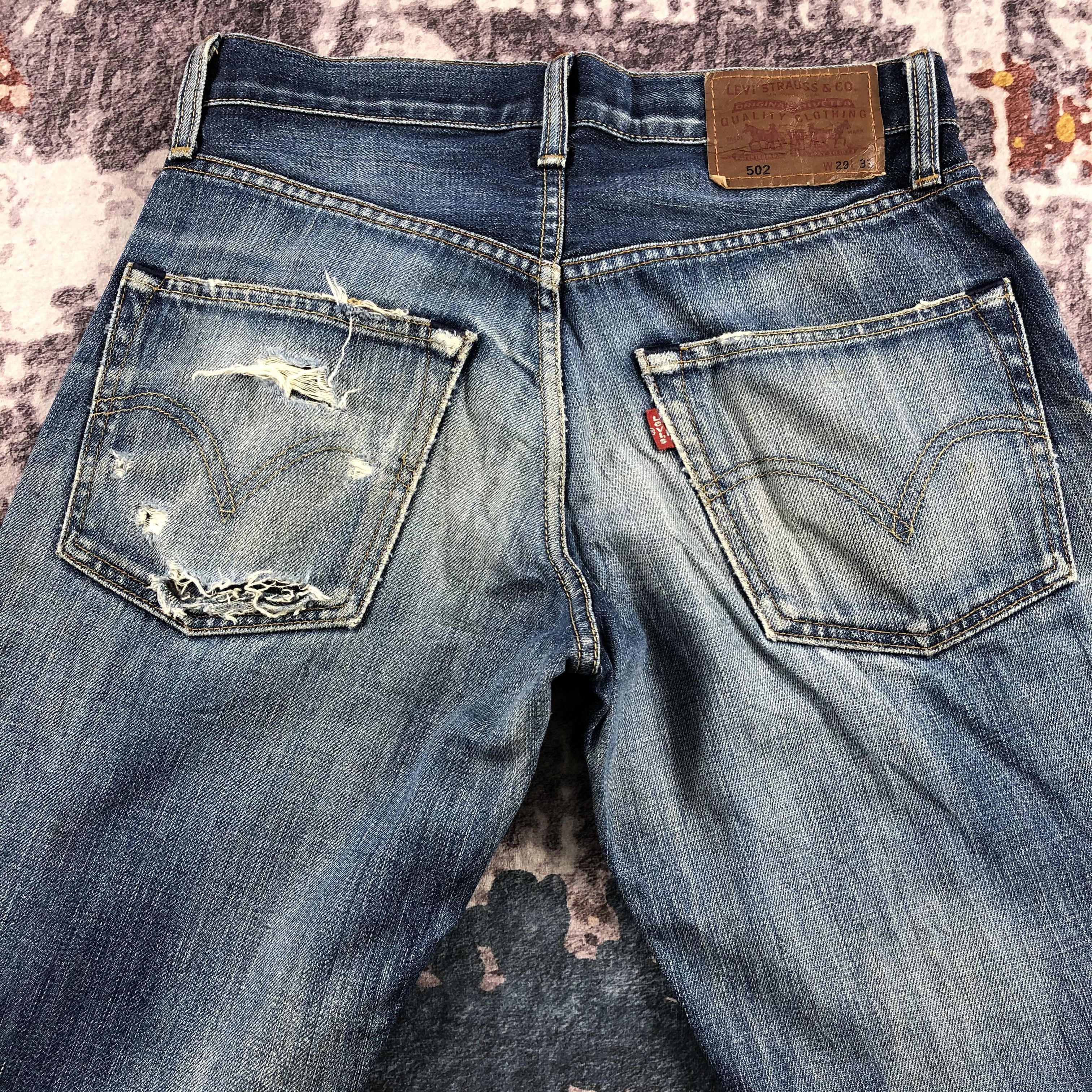 Levi's × Vintage Vintage Blue Wash Levis 502 Jeans-JM2621 Size US 30 / EU 46 - 4 Thumbnail
