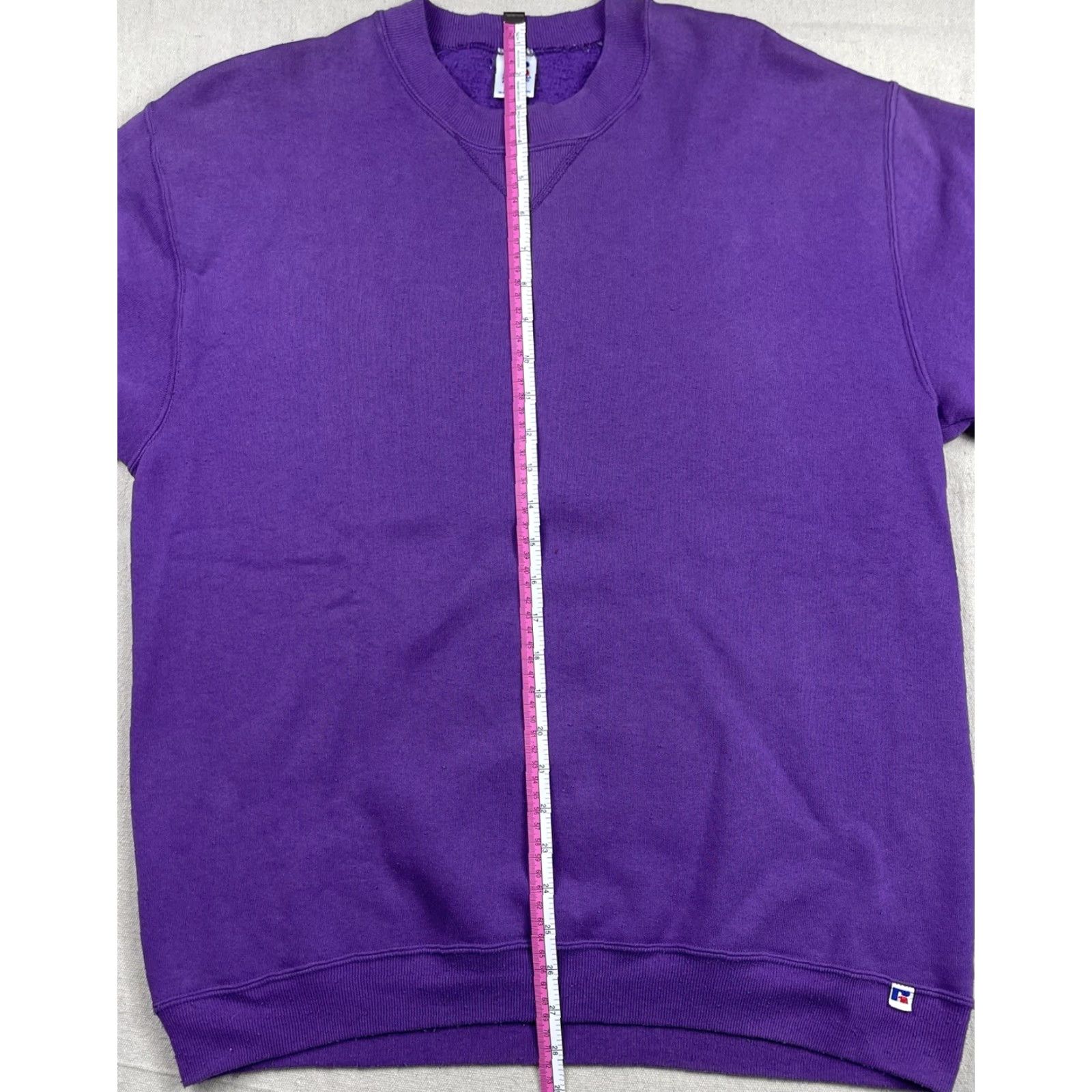 Vintage VINTAGE Russell Athletic Sweatshirt Crewneck L Ravens Purple 80s USA Men’s Pullover 90s Sports Logo Cotton Size US L / EU 52-54 / 3 - 6 Thumbnail
