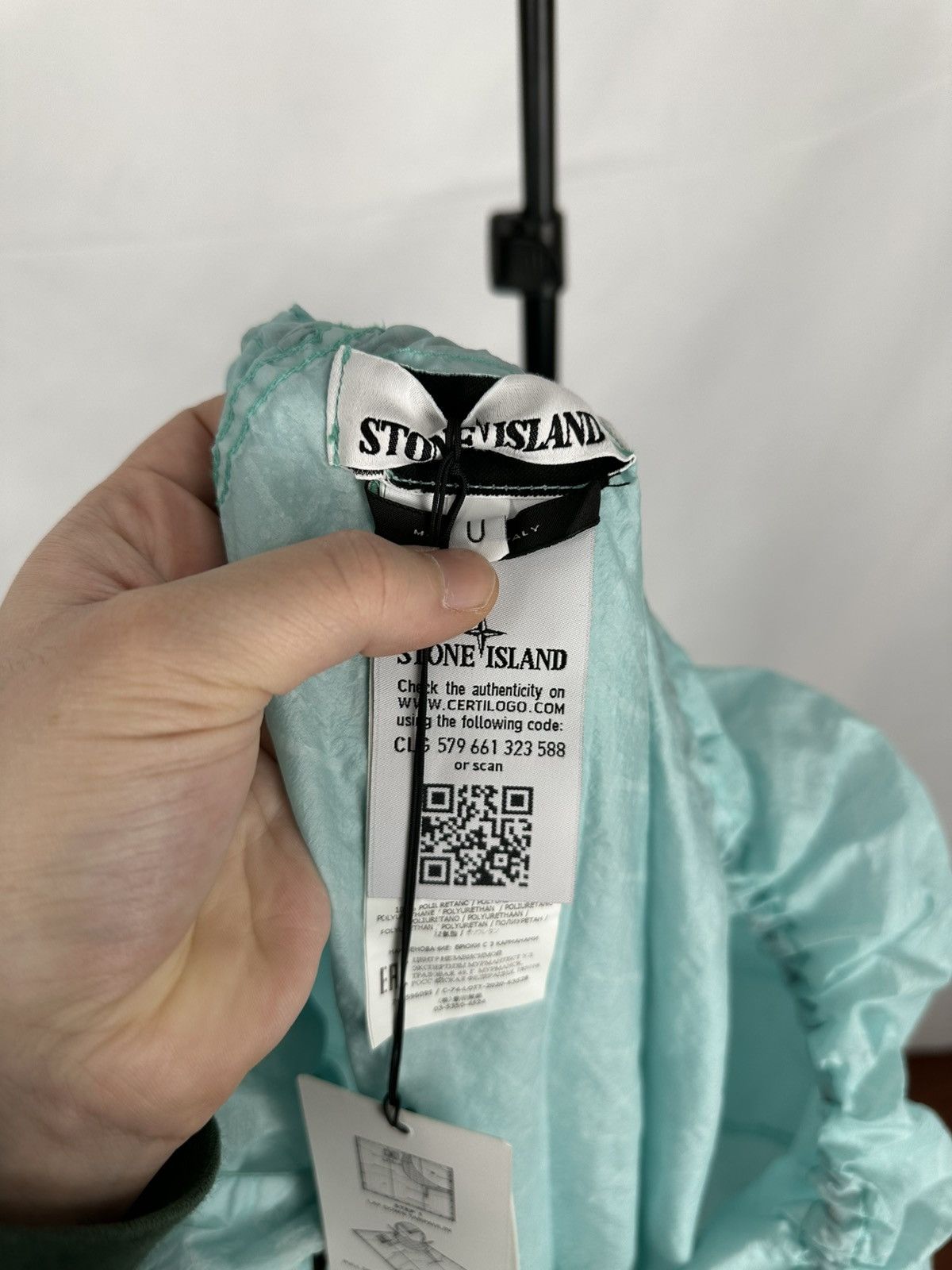 Stone Island Stone Island Reflective Grid Cape Size US XXL / EU 58 / 5 - 11 Thumbnail