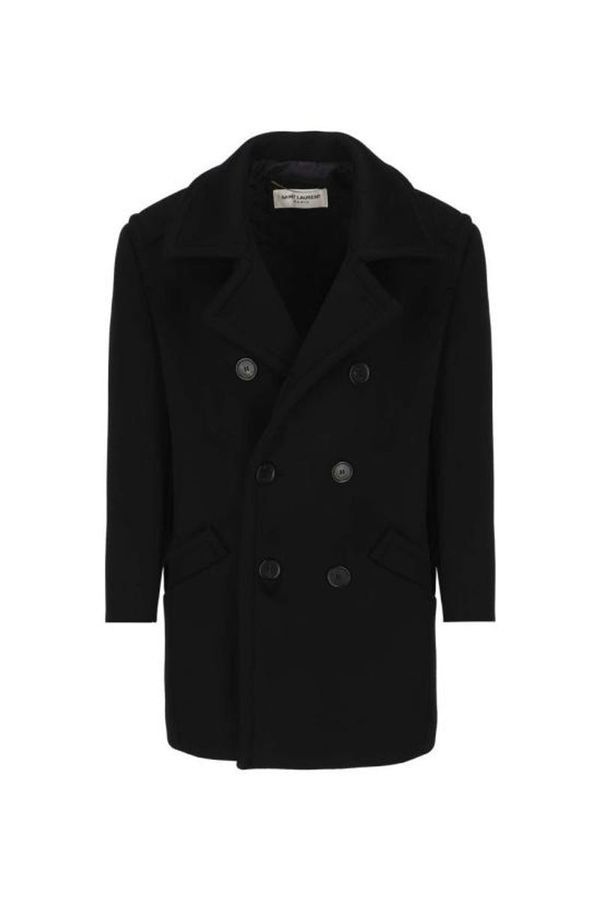 o1tp1o0125 Caban Double Ouvrable in Black