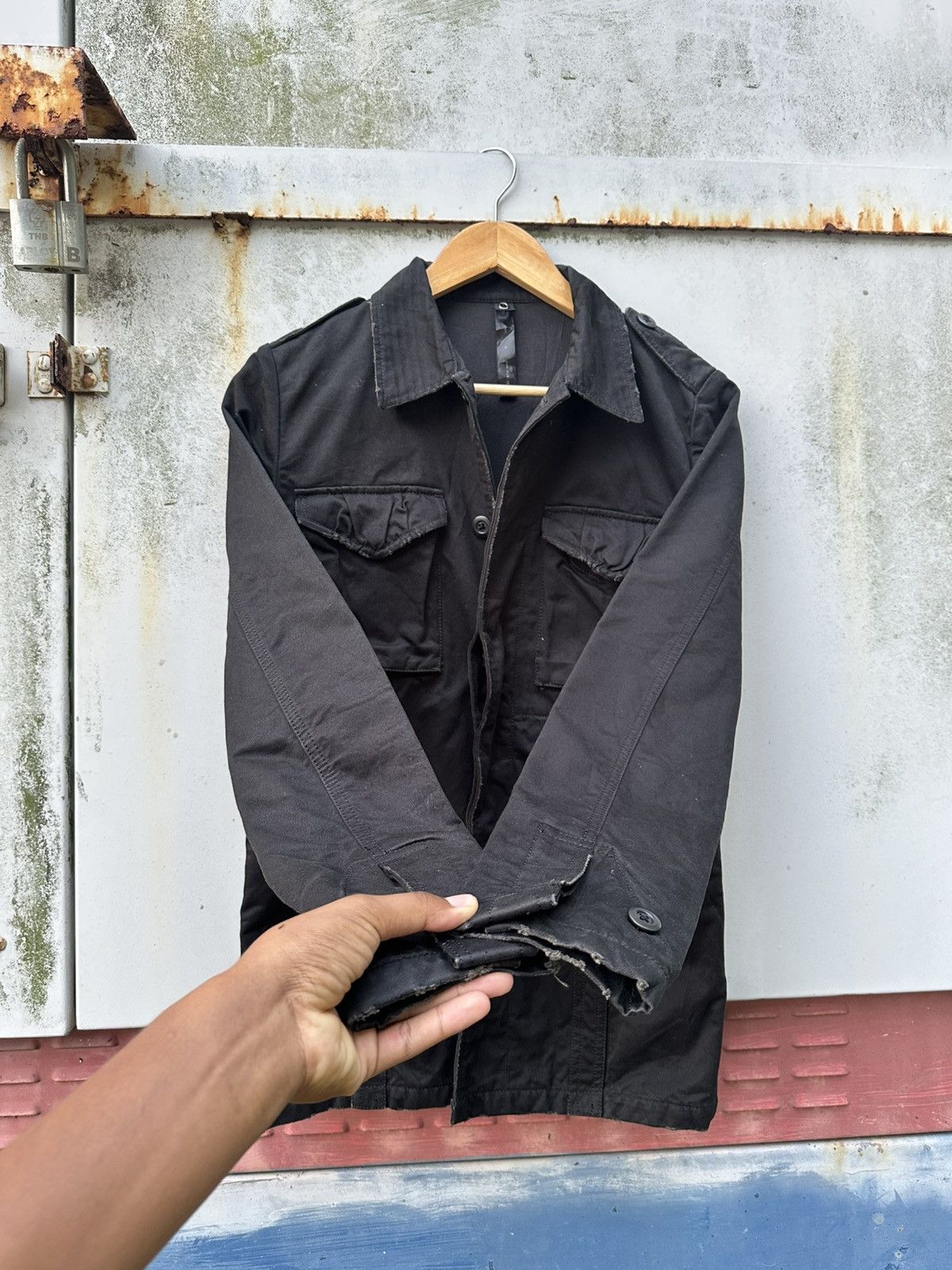 wjk 👹WJK Japan Distressed Utility Jacket Size US S / EU 44-46 / 1 - 6 Thumbnail
