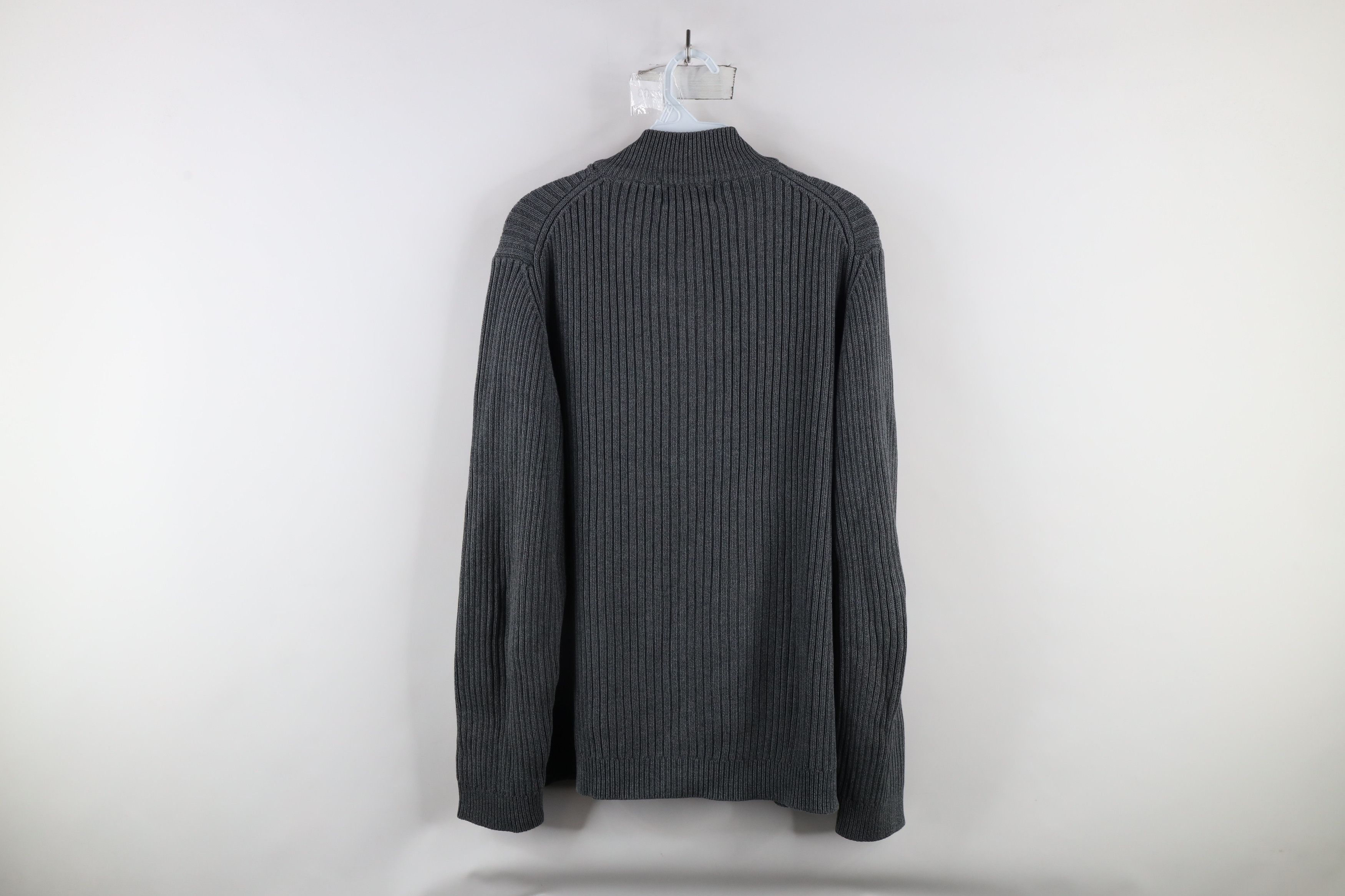 Eddie Bauer × Vintage Vintage 90s Eddie Bauer Knit Half Zip Pullover Sweater Size US L / EU 52-54 / 3 - 5 Thumbnail