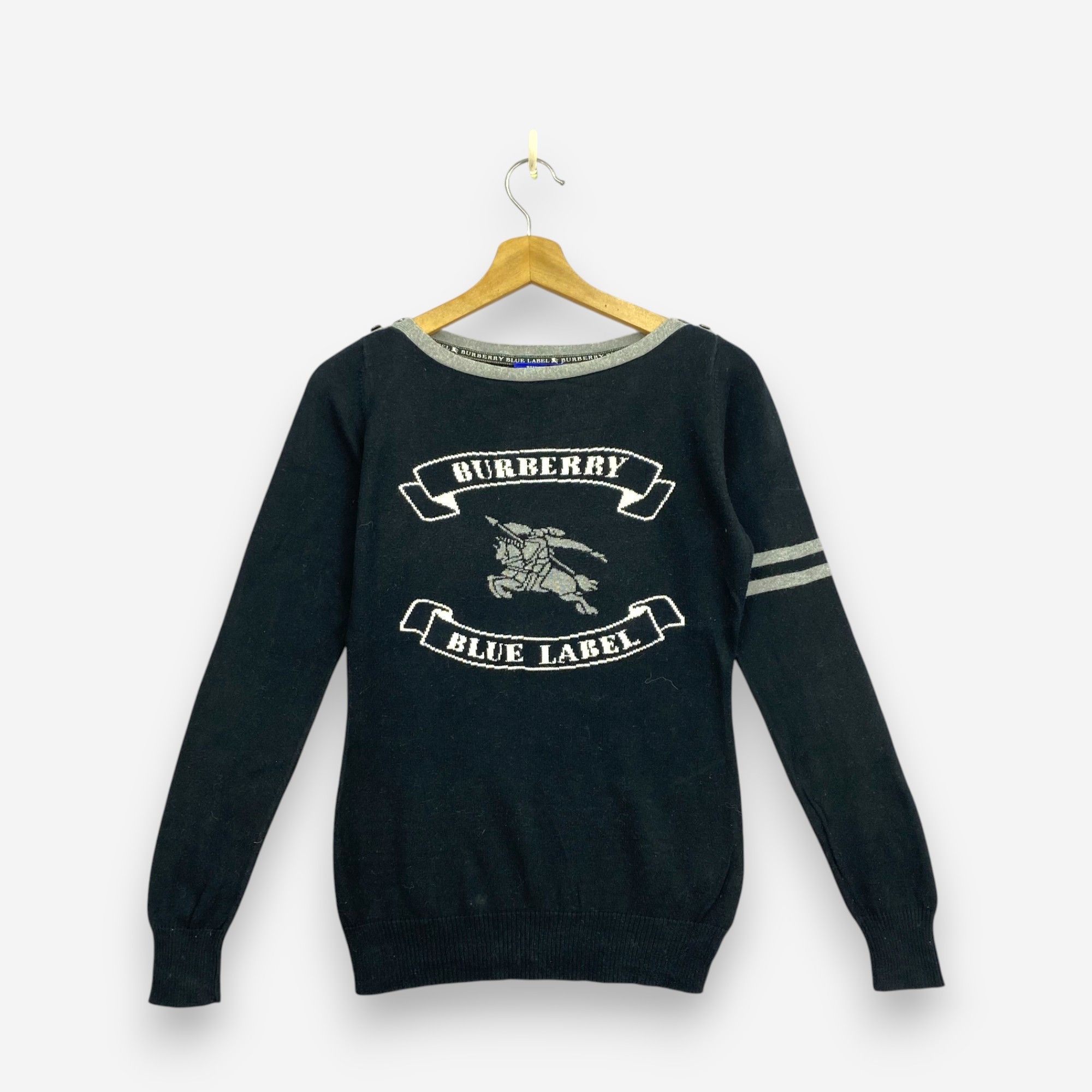 Vintage Burberry Knitwear Sweater 90s Burberrys Sweatshirt