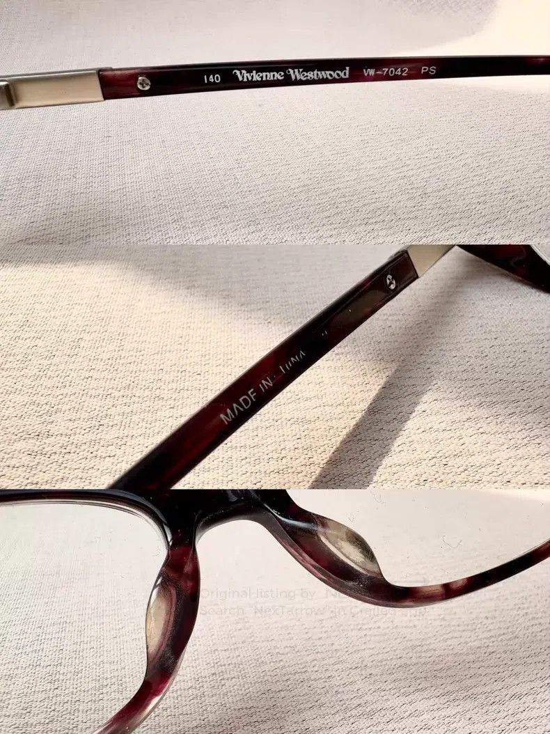Vivienne Westwood Vivienne Westwood Red tortoise cat Saturn glasses frame Size ONE SIZE - 4 Thumbnail
