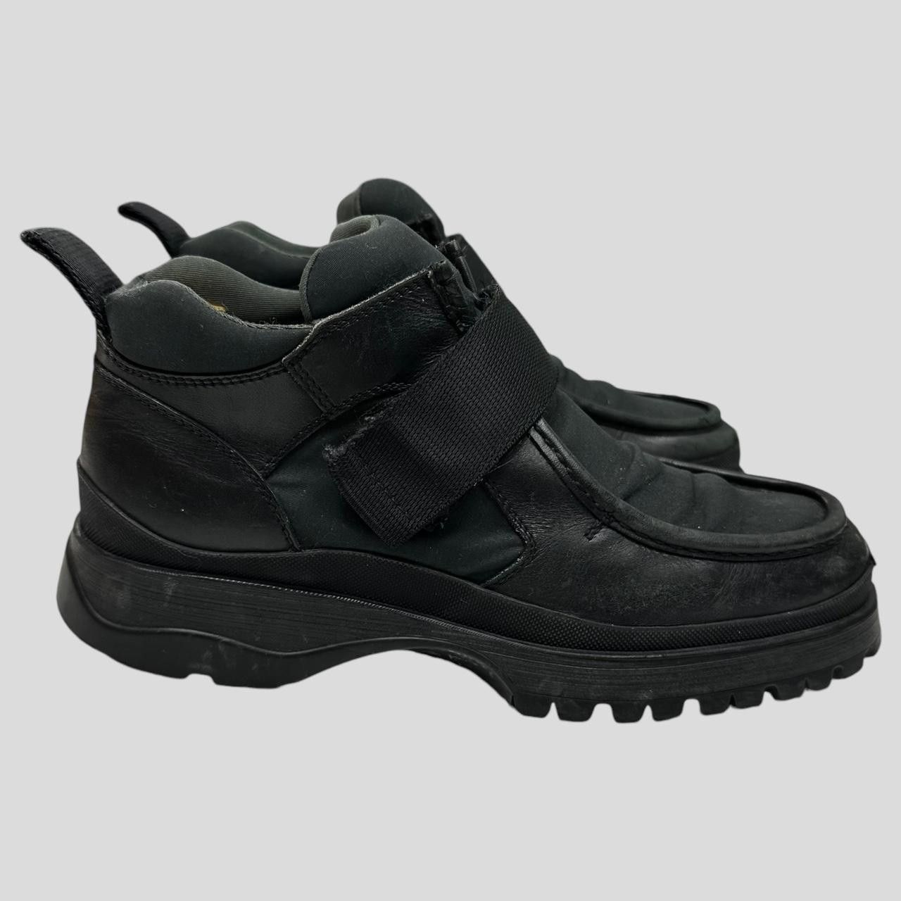 Prada Prada 00’s Leather Low Combat Strap Boots - UK8/8.5 Size US 9 / EU 42 - 2 Thumbnail