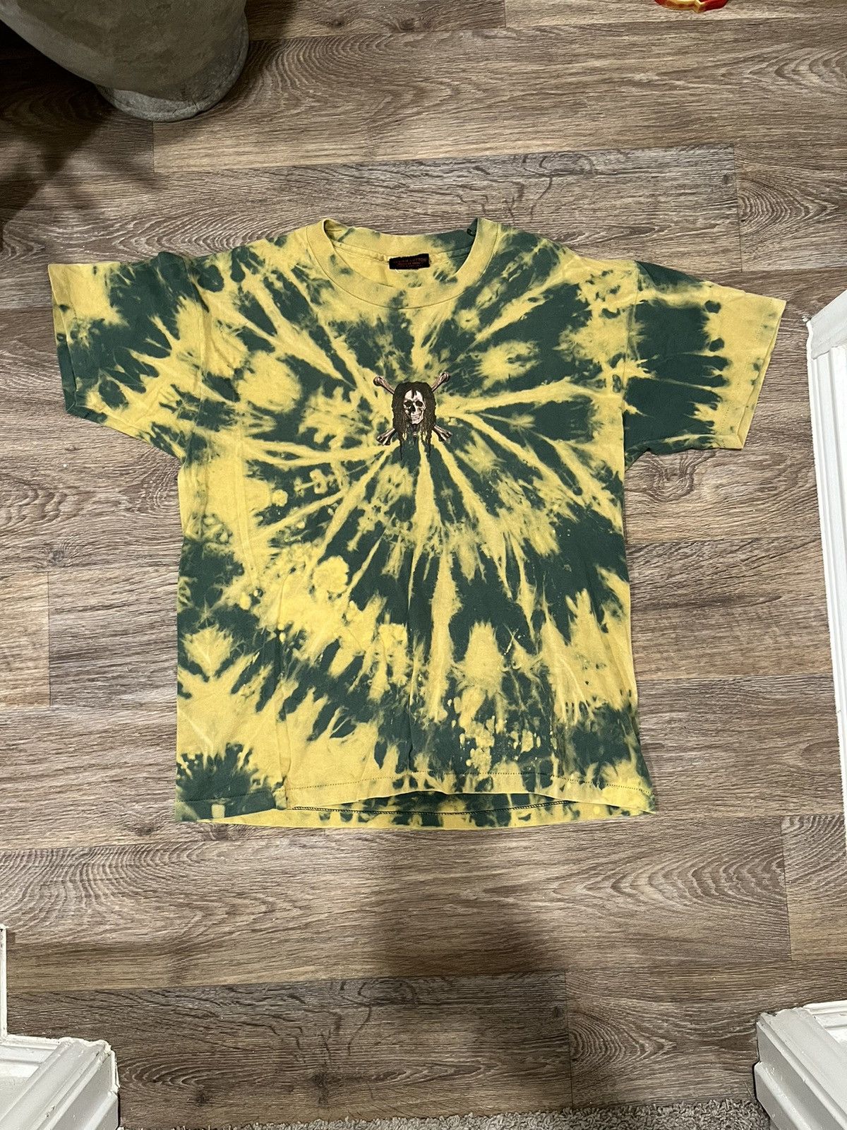 Vintage Vintage x Tie Dye Rasta Tee Size US XL / EU 56 / 4 - 2 Thumbnail