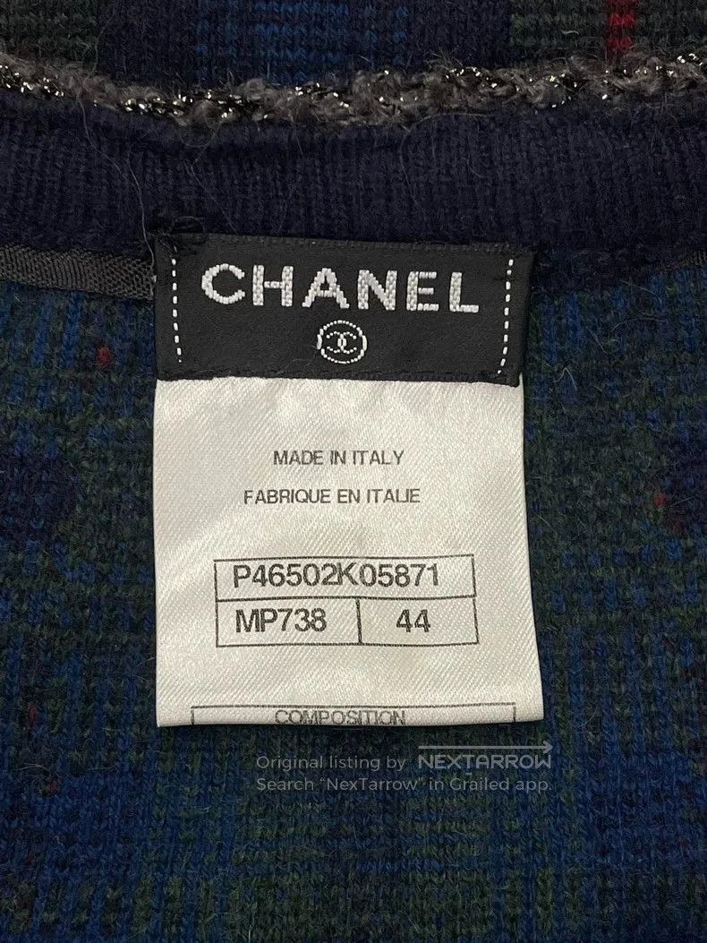Chanel Chanel Edinburgh Tartan Glass Brooch Jacket. Size US M / EU 48-50 / 2 - 5 Thumbnail