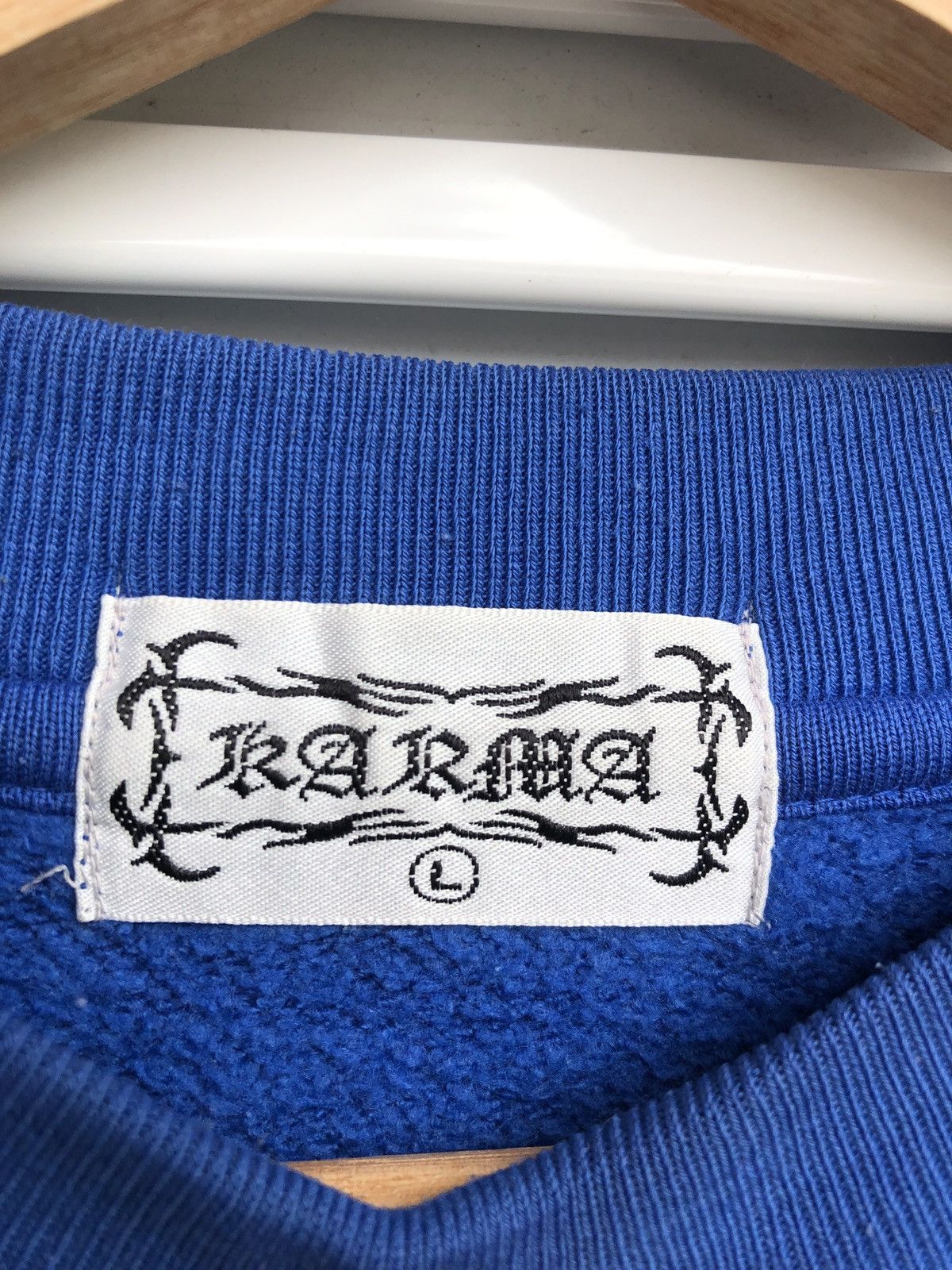Japanese Brand Vintage Karma Chrome Cross Hearts Wings Crewneck Size US L / EU 52-54 / 3 - 6 Thumbnail