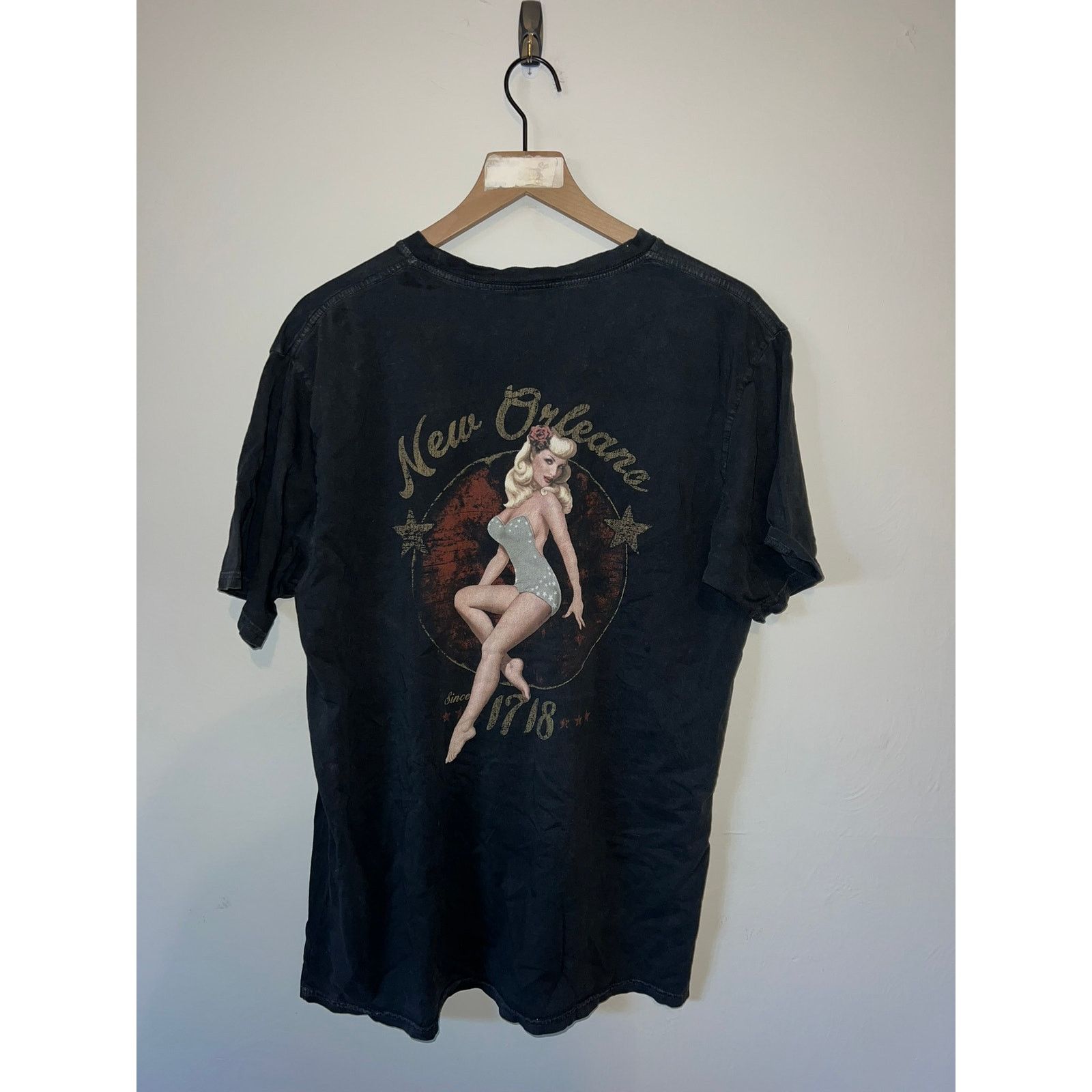 Vintage Y2K The Duck New Orleans Babe Gray Graphic Shirt Tee 2000s L Size US L / EU 52-54 / 3 - 5 Thumbnail