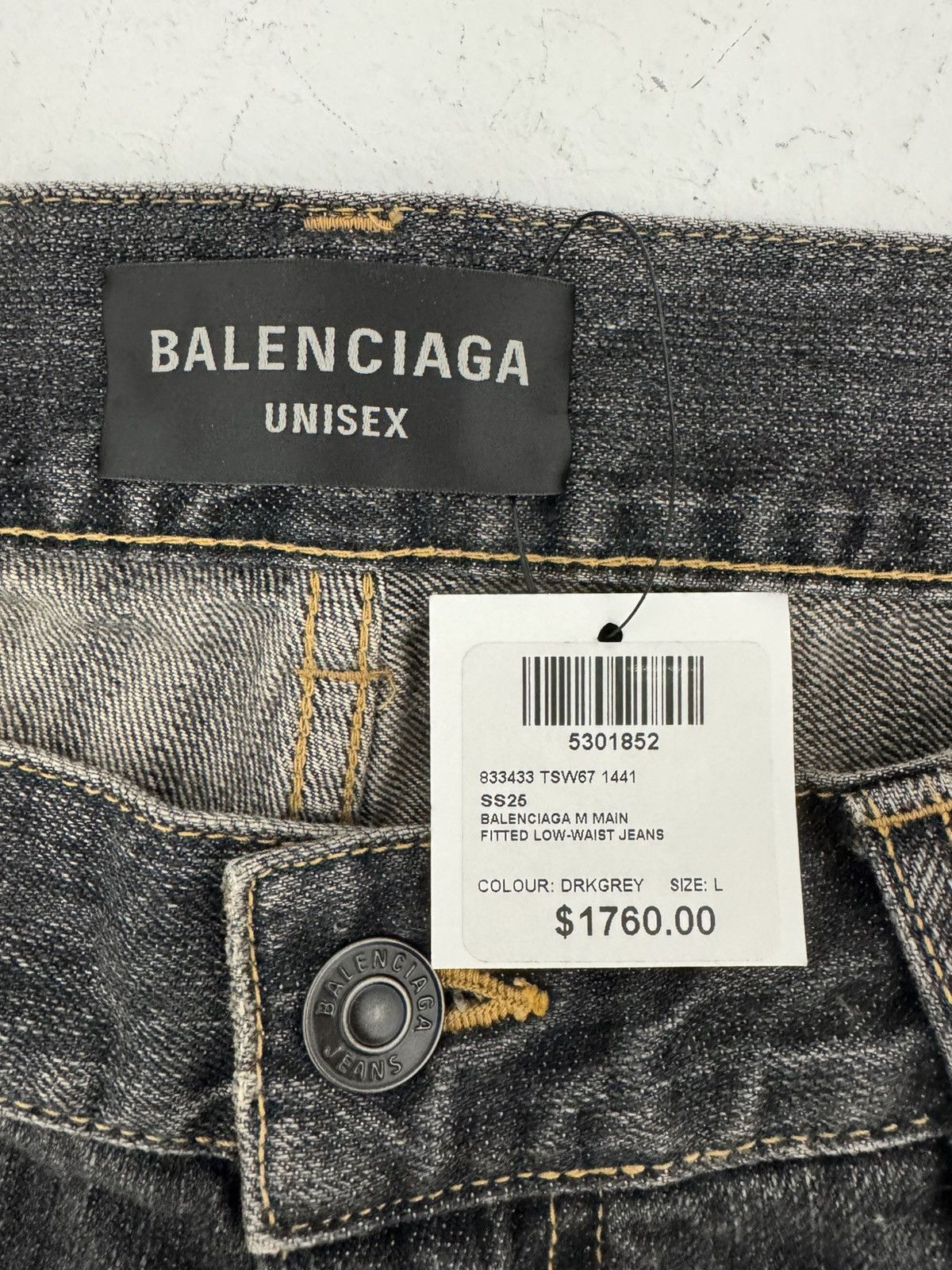 Balenciaga Balenciaga Men’s Jeans Size US 34 / EU 50 - 5 Thumbnail