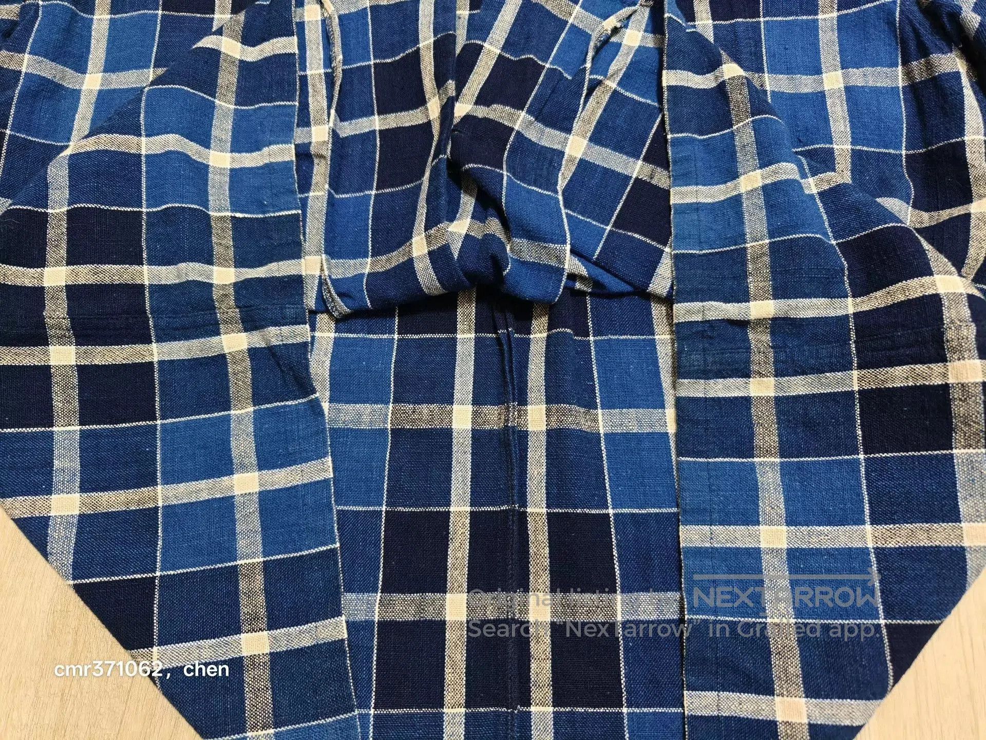 Visvim Blue Check Short Sleeve Button. Size US XL / EU 56 / 4 - 7 Thumbnail
