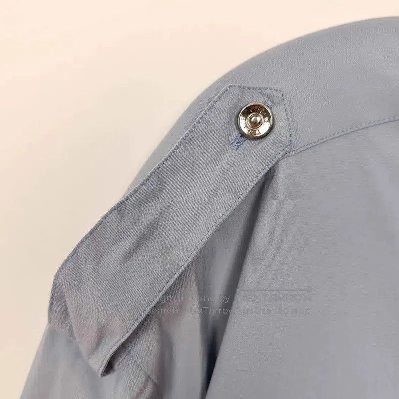 Versace Versace Men's Long Sleeve Blue Shirt . Size US L / EU 52-54 / 3 - 4 Thumbnail