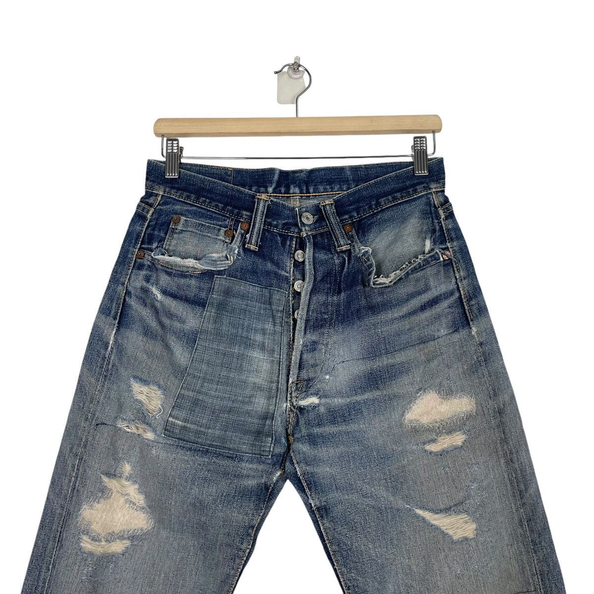 Alchemist × Japanese Brand 💥ALCHEMIST DISTRESSED SELVEDGE JEAN Size US 29 - 2 Thumbnail