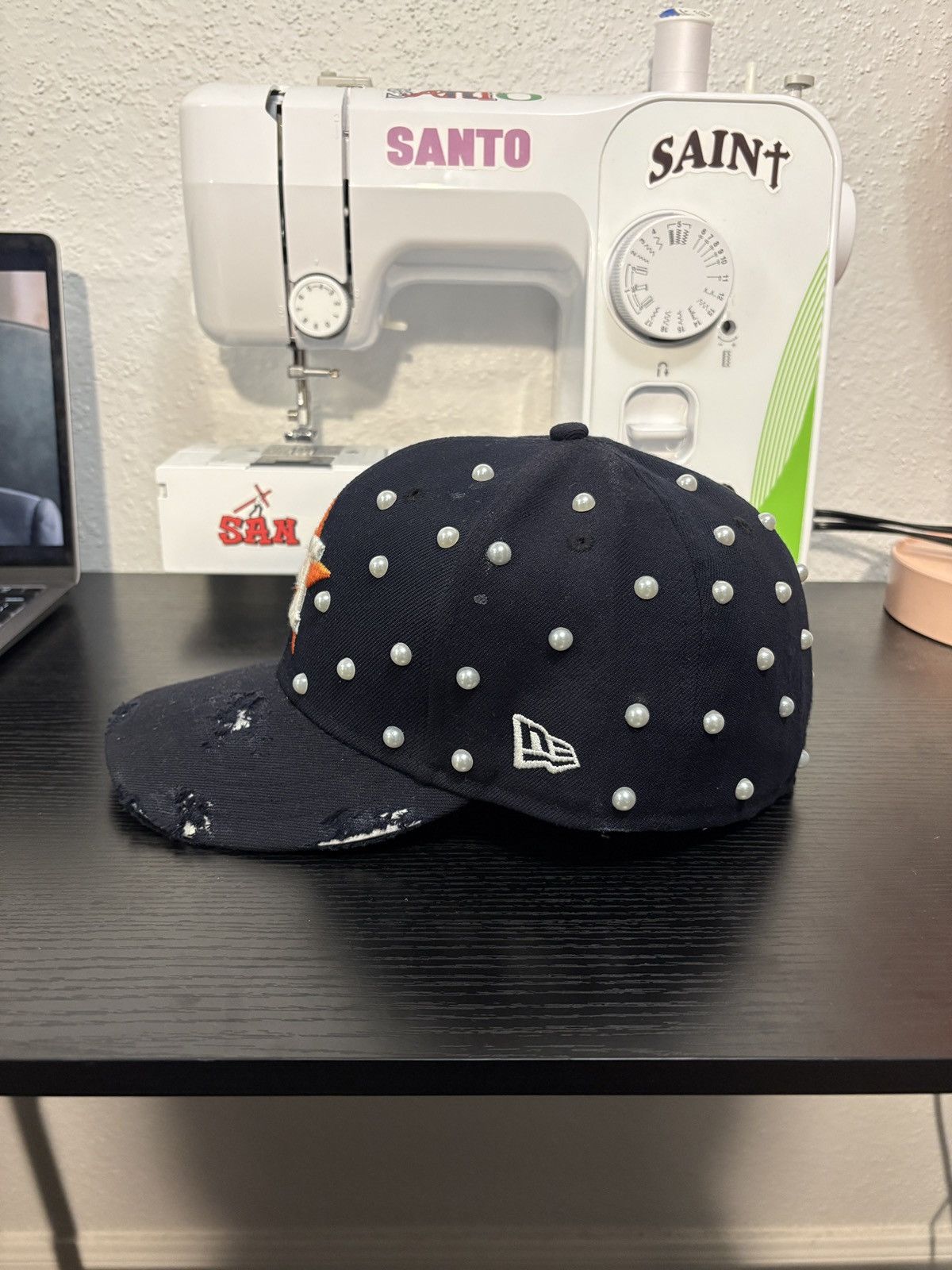 New Era New Era Houston Astros Santo Custom Fitted Hat Size ONE SIZE - 4 Thumbnail
