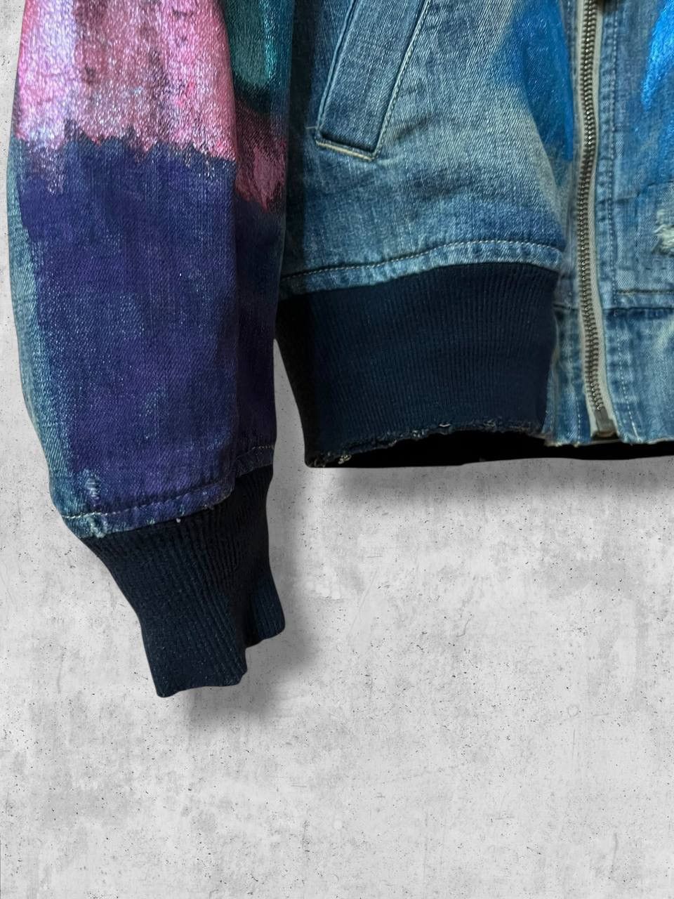 Denim & Supply Ralph Lauren RL Denim & Supply Ralph Lauren Denim Bomber Jacket Painted Size US S / EU 44-46 / 1 - 6 Thumbnail