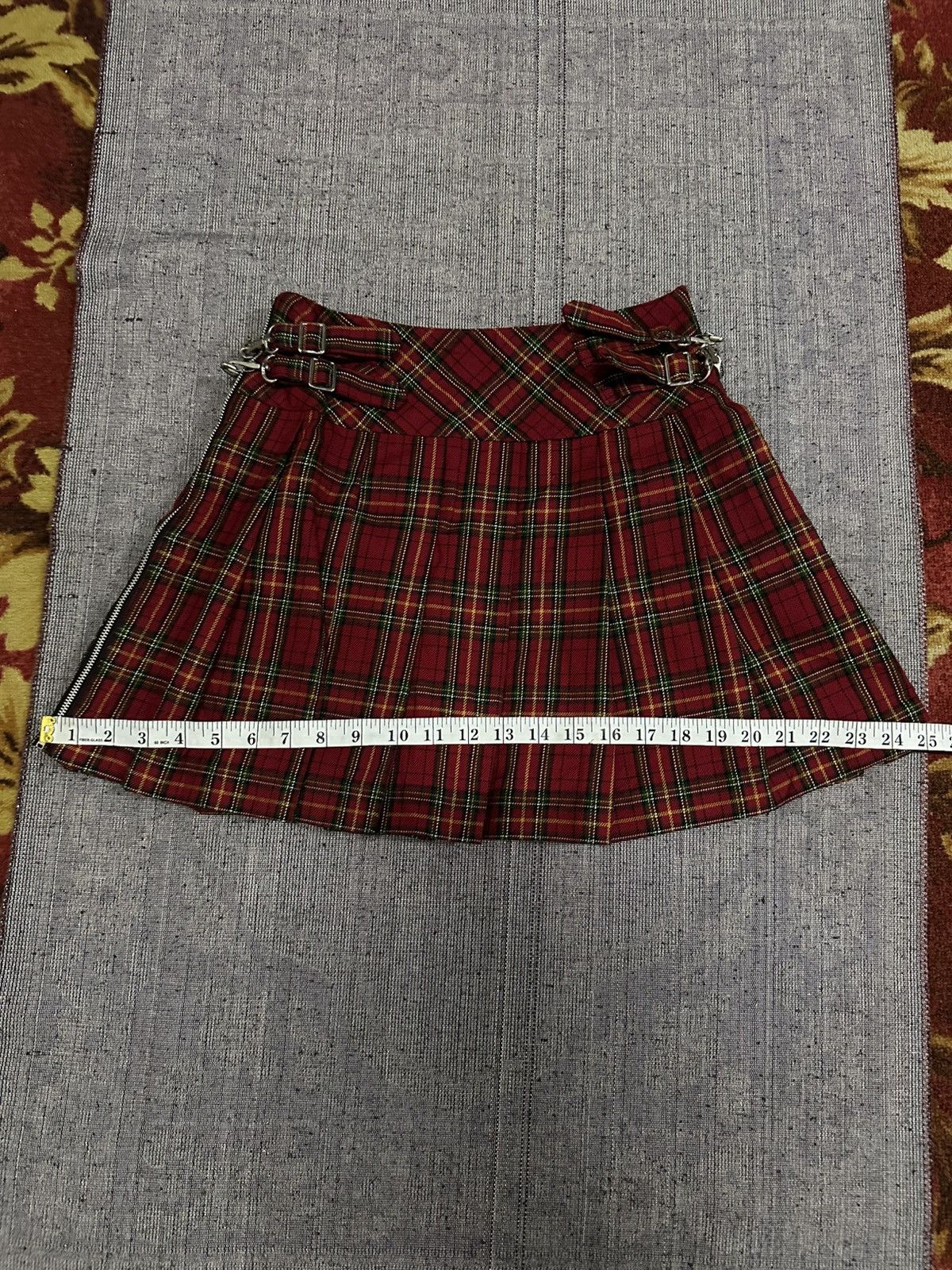 If Six Was Nine Vintage CHOOP Japan Tartan Punk Goth Hypebeast RARE Skirts Size 26" / US 2 / IT 38 - 11 Thumbnail