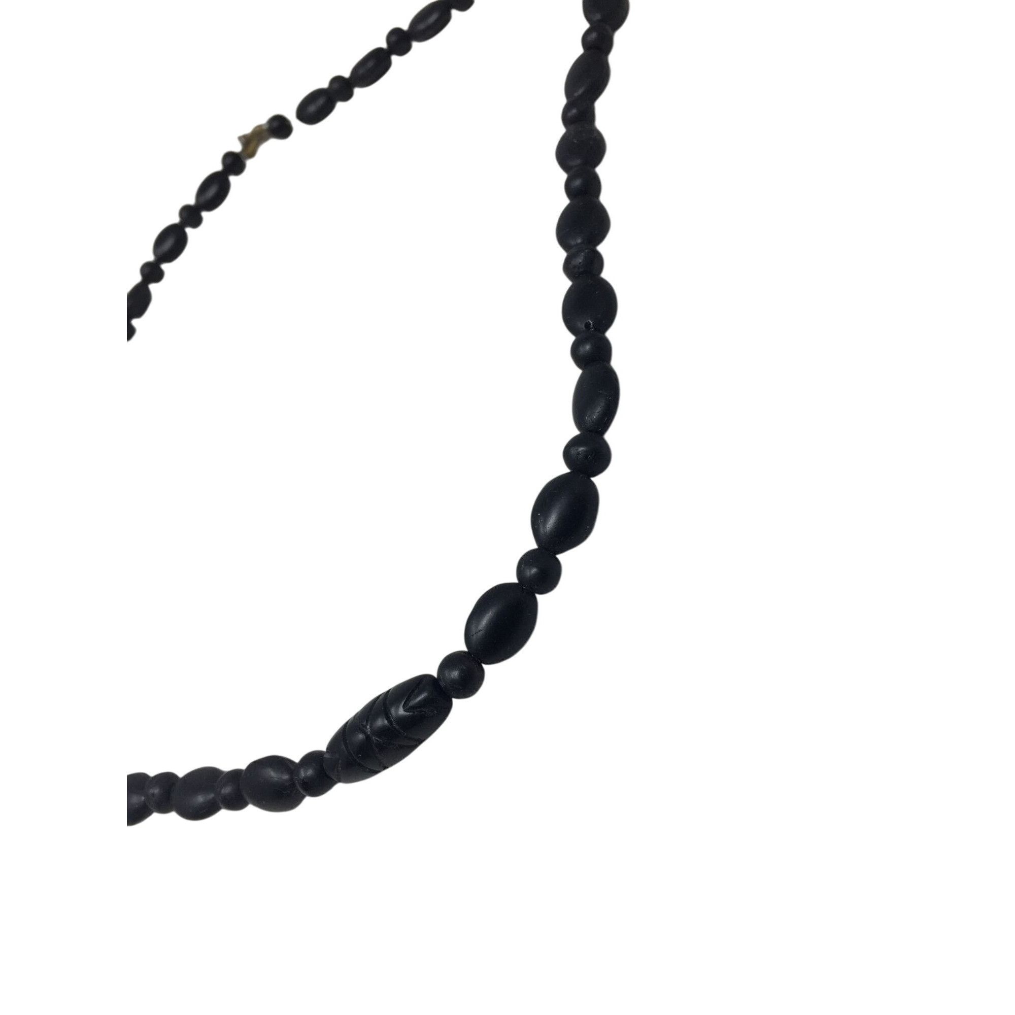 Other Women's Black Necklace with Different Shaped Beads on it & C Size ONE SIZE - 2 Thumbnail