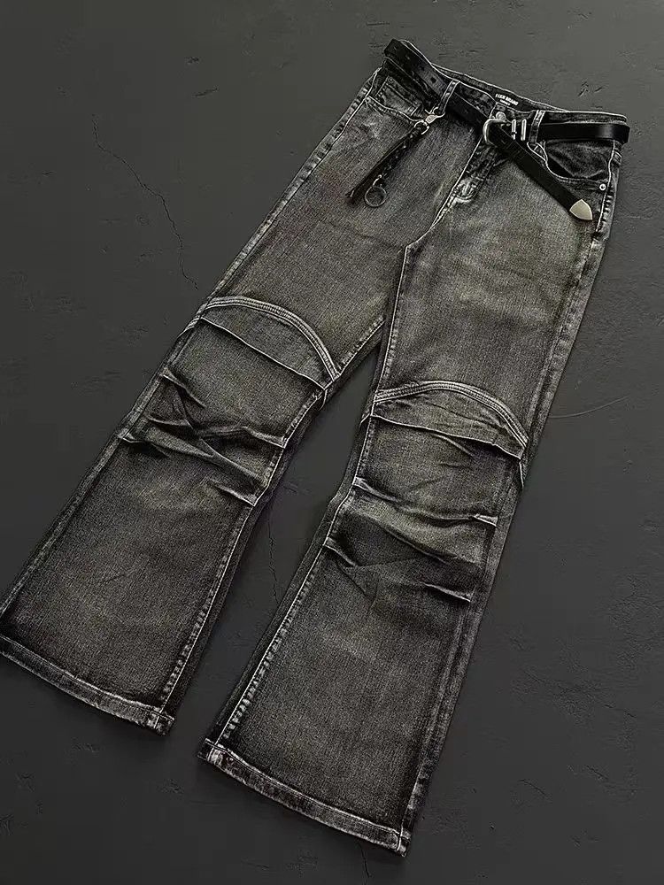Designer × Japanese Brand Distressed frayed micro flare jeans Size US 30 / EU 46 - 5 Thumbnail