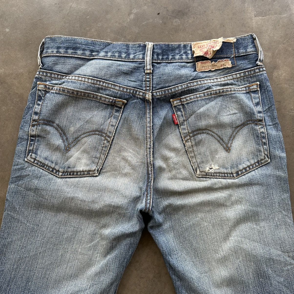 Levi's Vintage Levi’s 517 FLARE Distressed Faded Denim Jean Pant Size US 32 / EU 48 - 10 Thumbnail