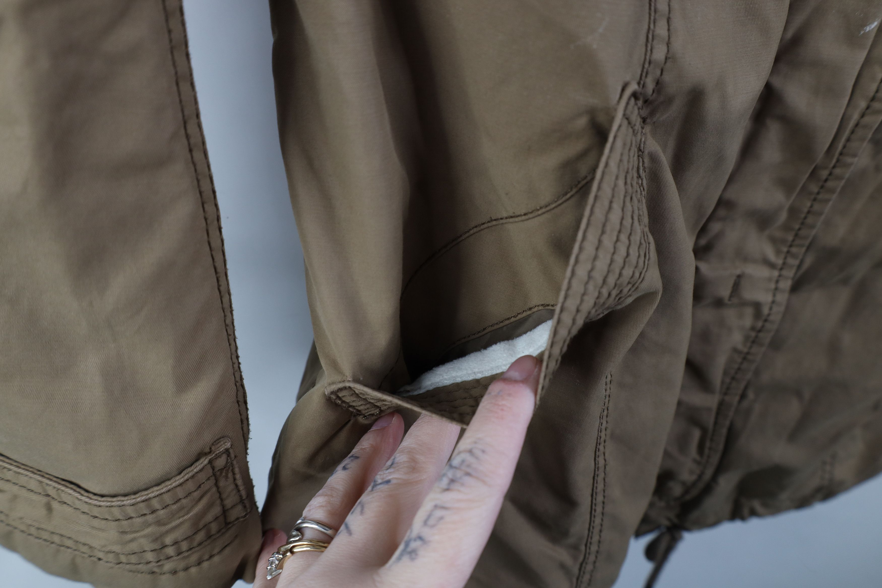 Abercrombie & Fitch Vintage 90s Y2K Abercrombie & Fitch Lined Parka Jacket Size L / US 10 / IT 46 - 7 Thumbnail