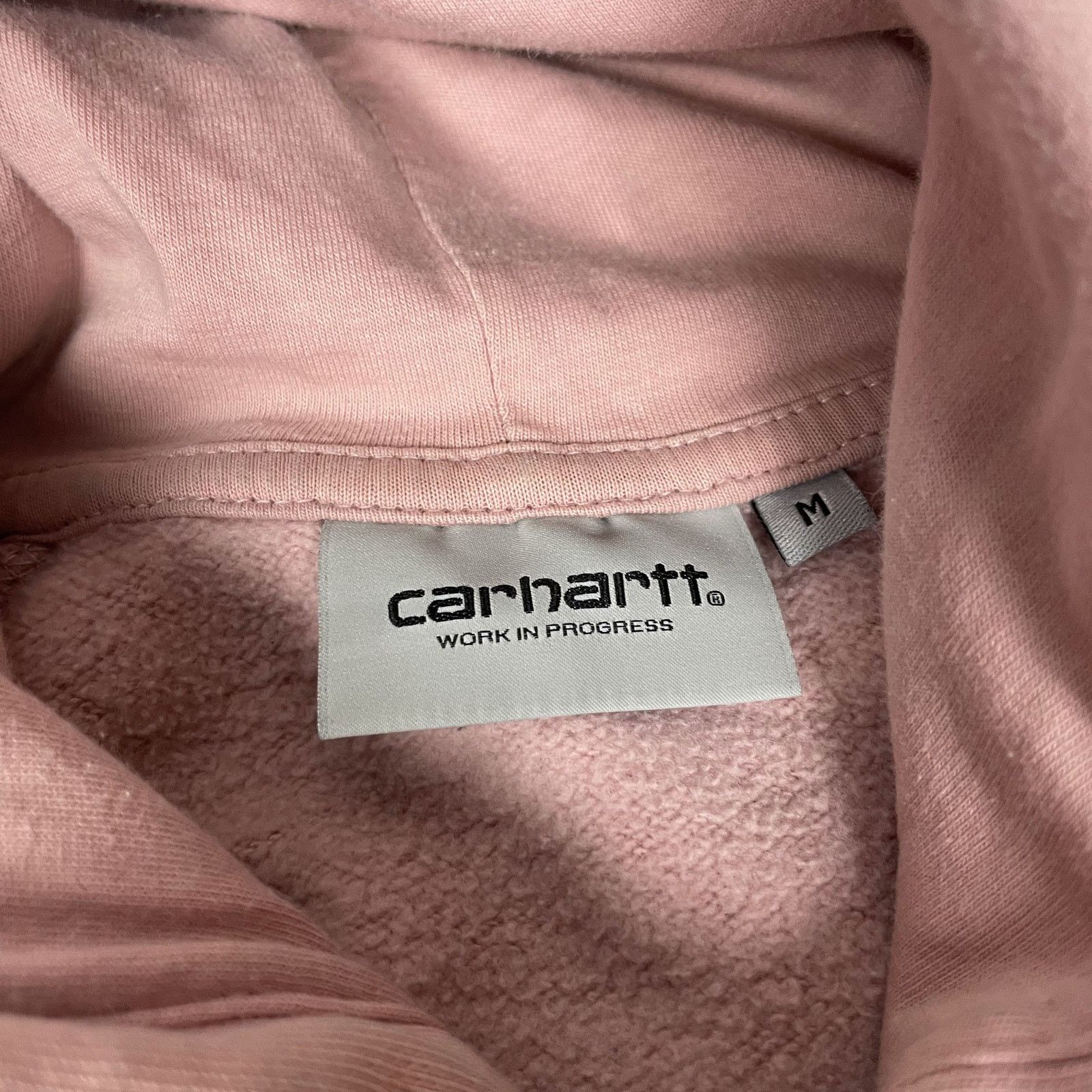 Carhartt Carhartt WIP Men's Pink Cotton Hooded Chase Sweat Medium Size US M / EU 48-50 / 2 - 7 Thumbnail
