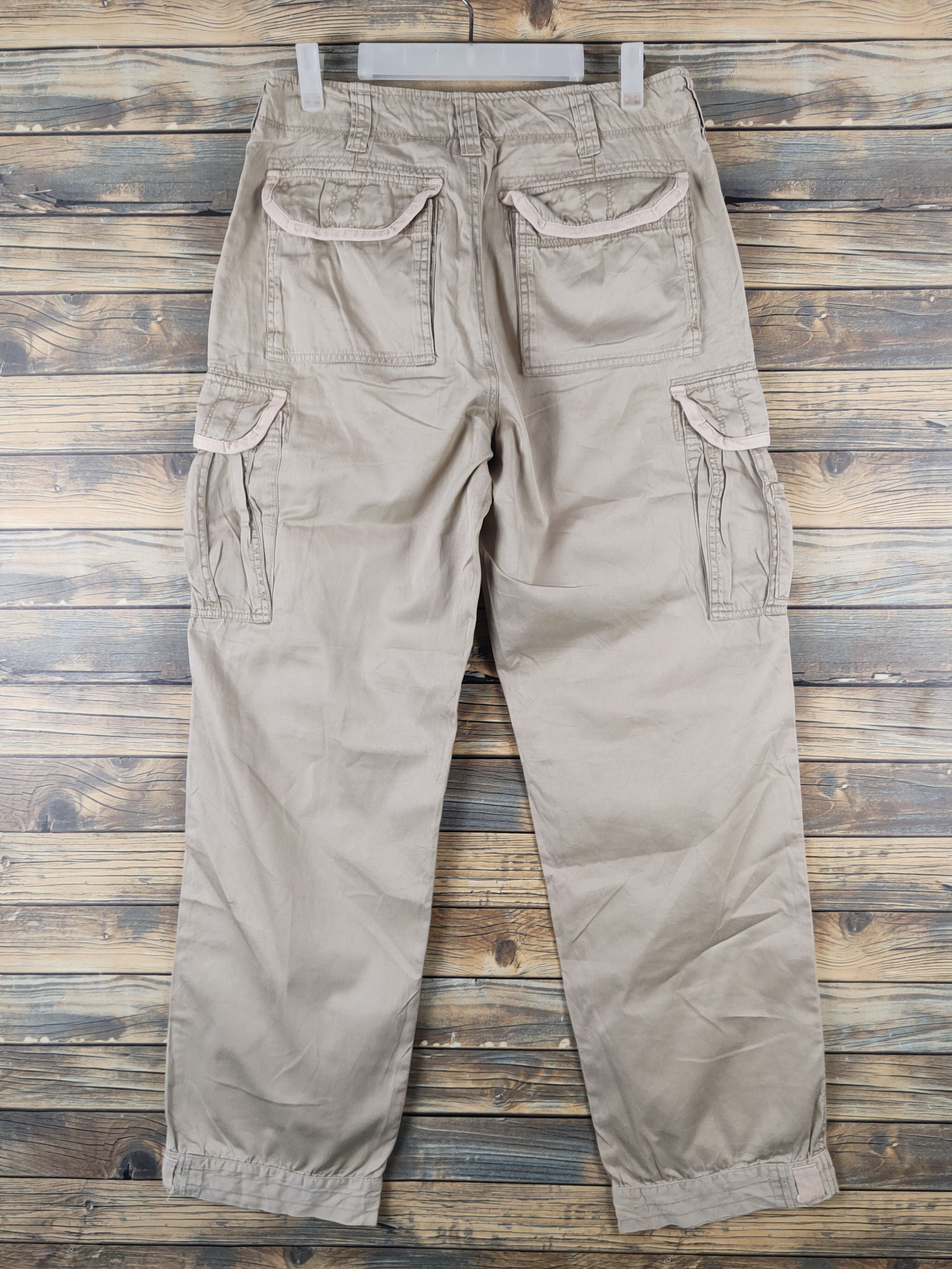 Japanese Brand DL JB a Few Ivory Multipocket Tactical Cargo Pants #1350 Size US 30 / EU 46 - 8 Thumbnail