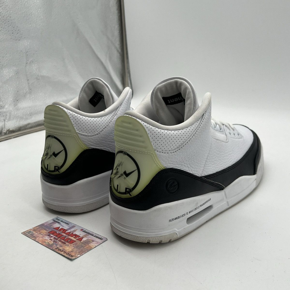 Jordan Brand Fragment design x air Jordan 3 white Size US 12 / EU 45 - 5 Thumbnail
