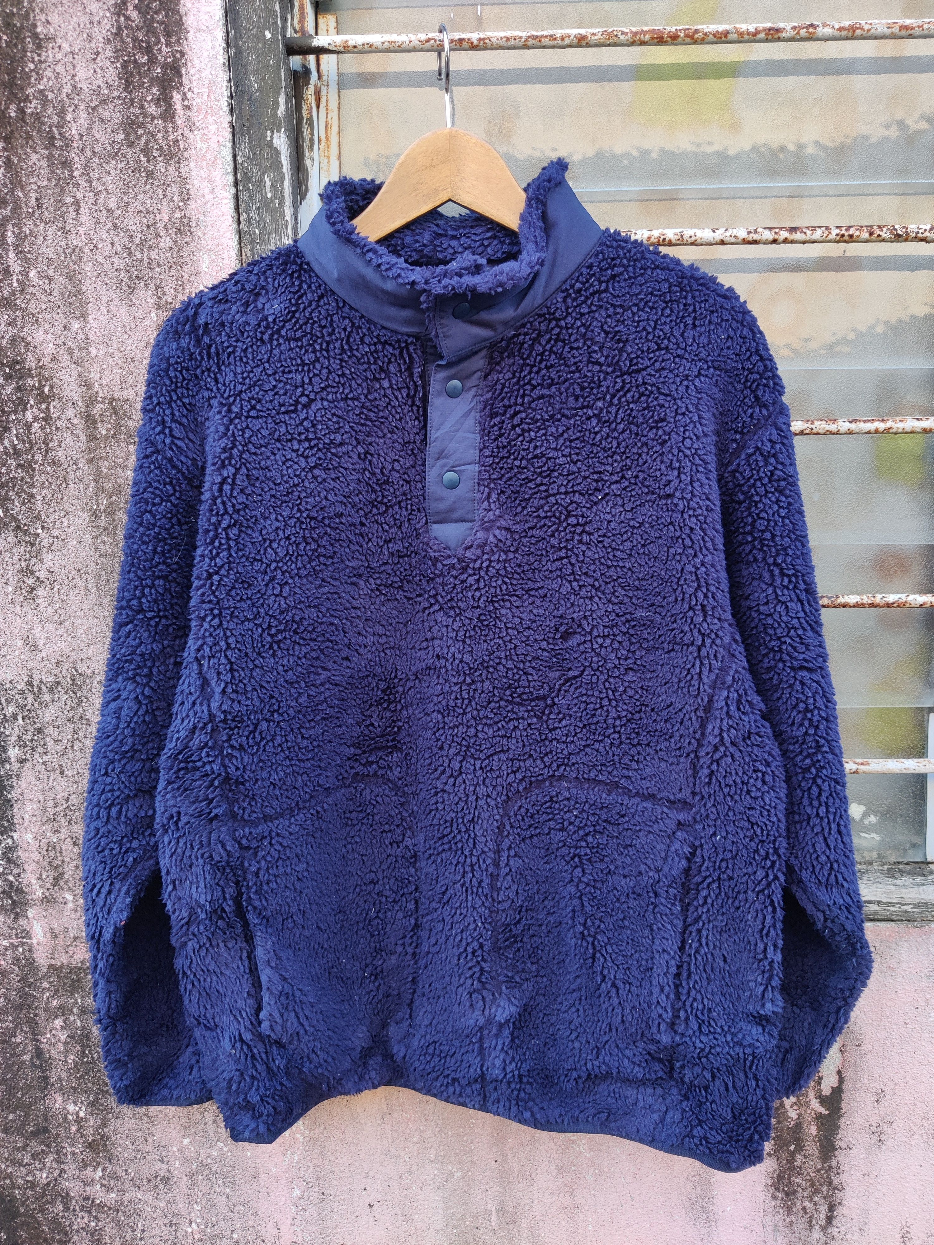 Vintage Uniqlo White Mountaineering Deep Pile Fleece Jacket