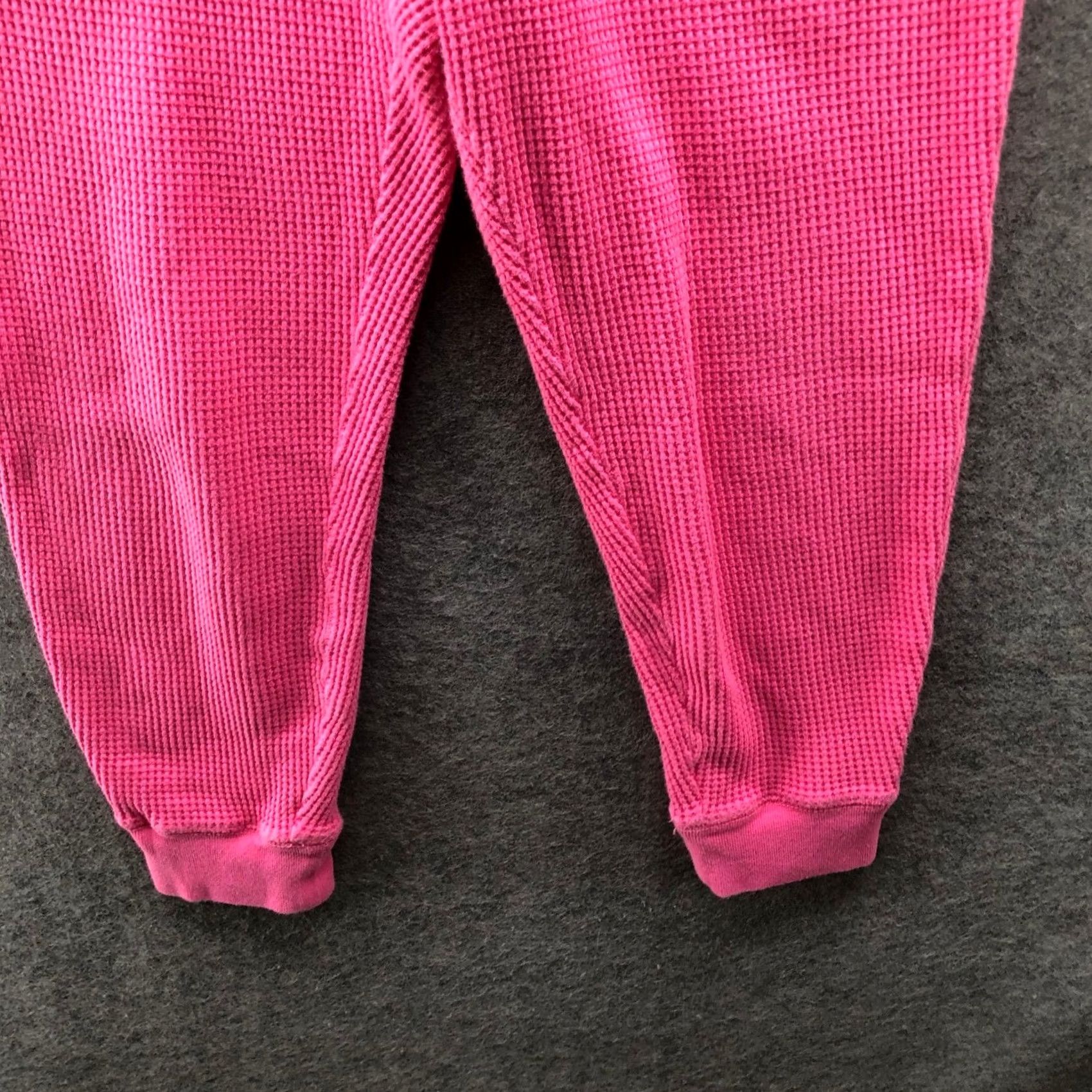 J.Crew J.Crew Waffle Knit Jogger Pants Womens S Pink Heavyweight Oversized Lounge Size 28" / US 6 / IT 42 - 4 Thumbnail