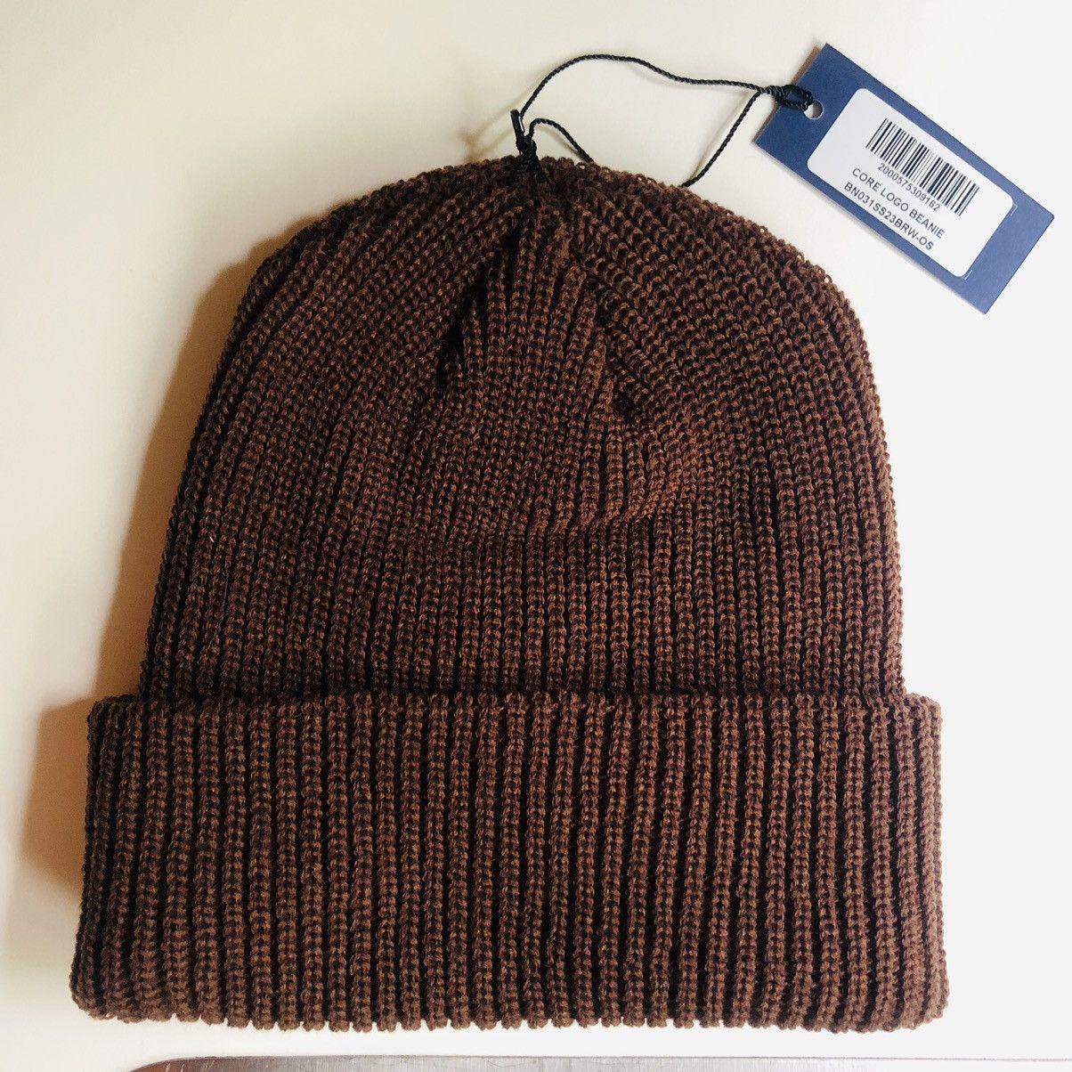Noah Noah Core Logo Beanie Mahogany Size ONE SIZE - 2 Thumbnail