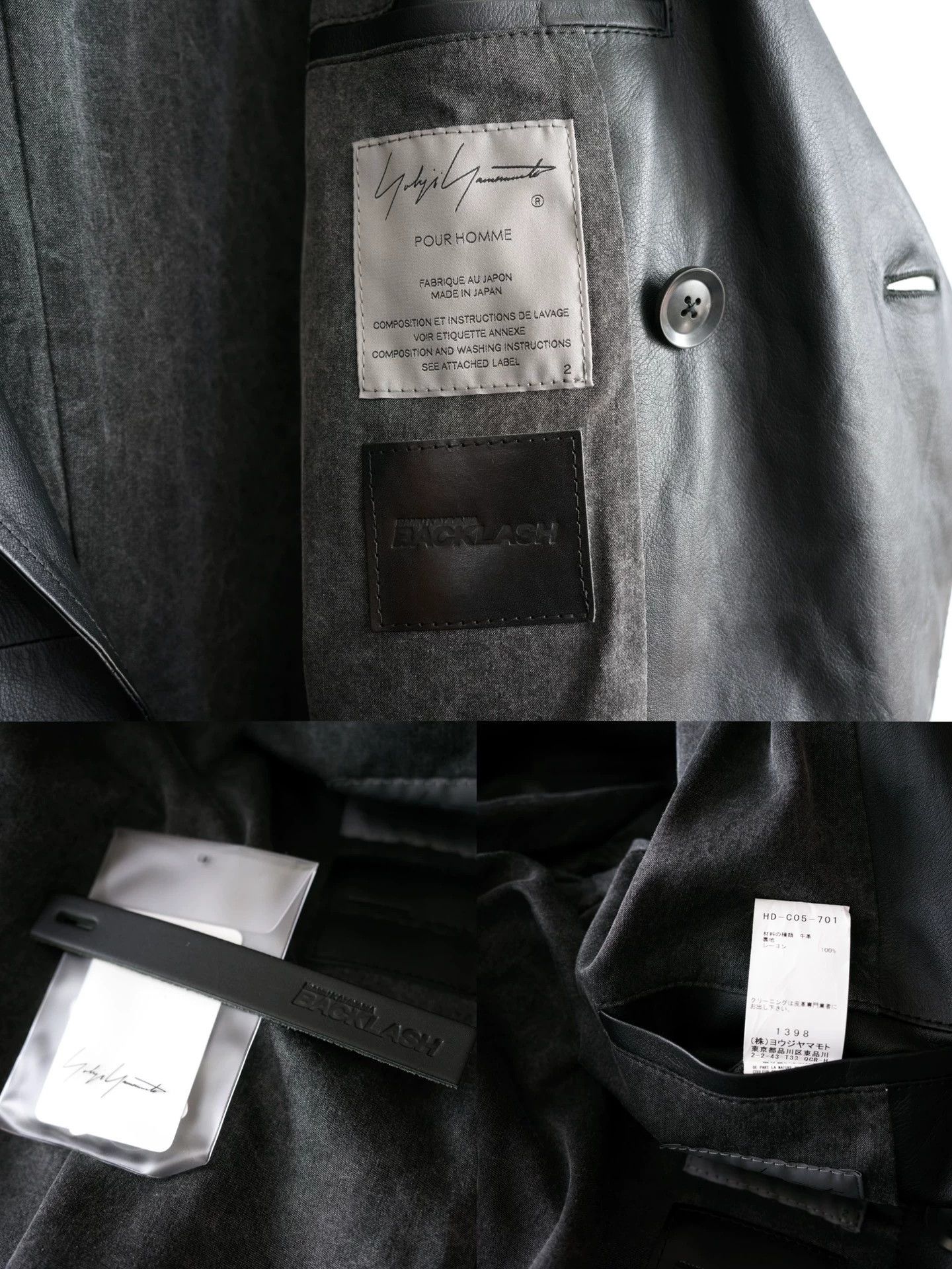 Yohji Yamamoto Yohji Yamamoto 21SS ISAMU KATAYAMA Backlash Hooded Size US M / EU 48-50 / 2 - 9 Thumbnail