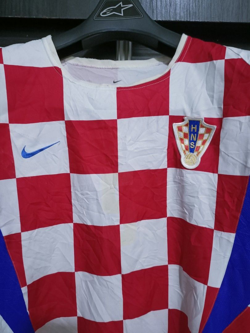 Nike 🇭🇷 2002 Nike Croatia Home Jersey WC | Made in Portugal (M) Size US M / EU 48-50 / 2 - 2 Thumbnail