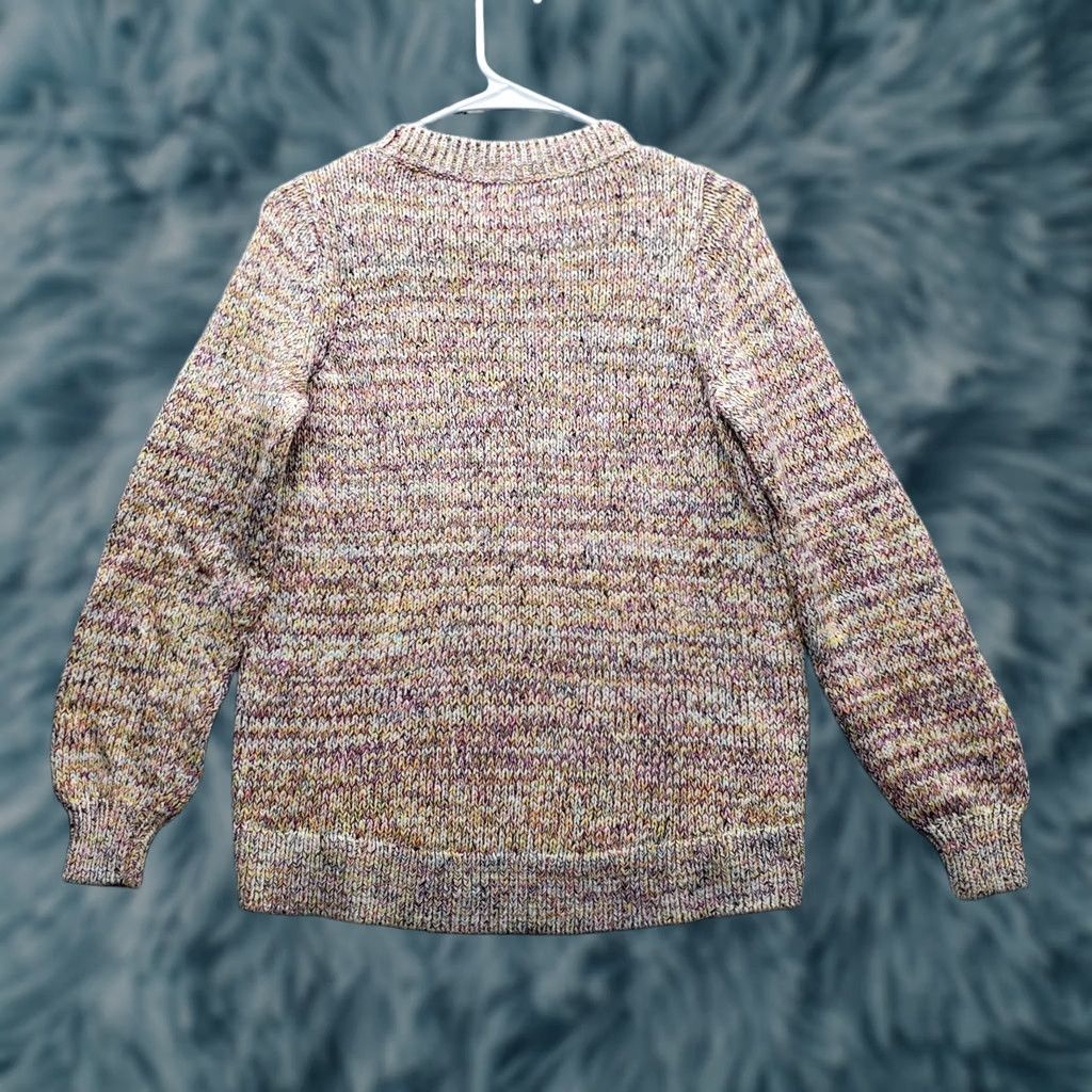 Loft LOFT Sweater Womens Small Multicolor Twist Yarn Chunky Knit Crew Neck Pullover Ladies Size S Knit Style Pullover Casual Womens Size S / US 4 / IT 40 - 1 Thumbnail