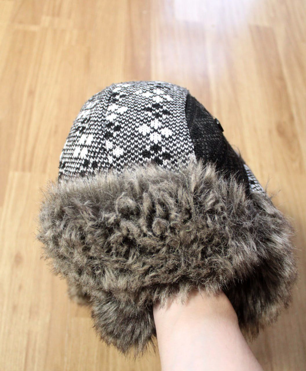 Hysteric Glamour 🔥HYPE Y2k Vintage Mohair Faux Fur Fuzzy Fluffy Ushanka Hat Size ONE SIZE - 4 Thumbnail