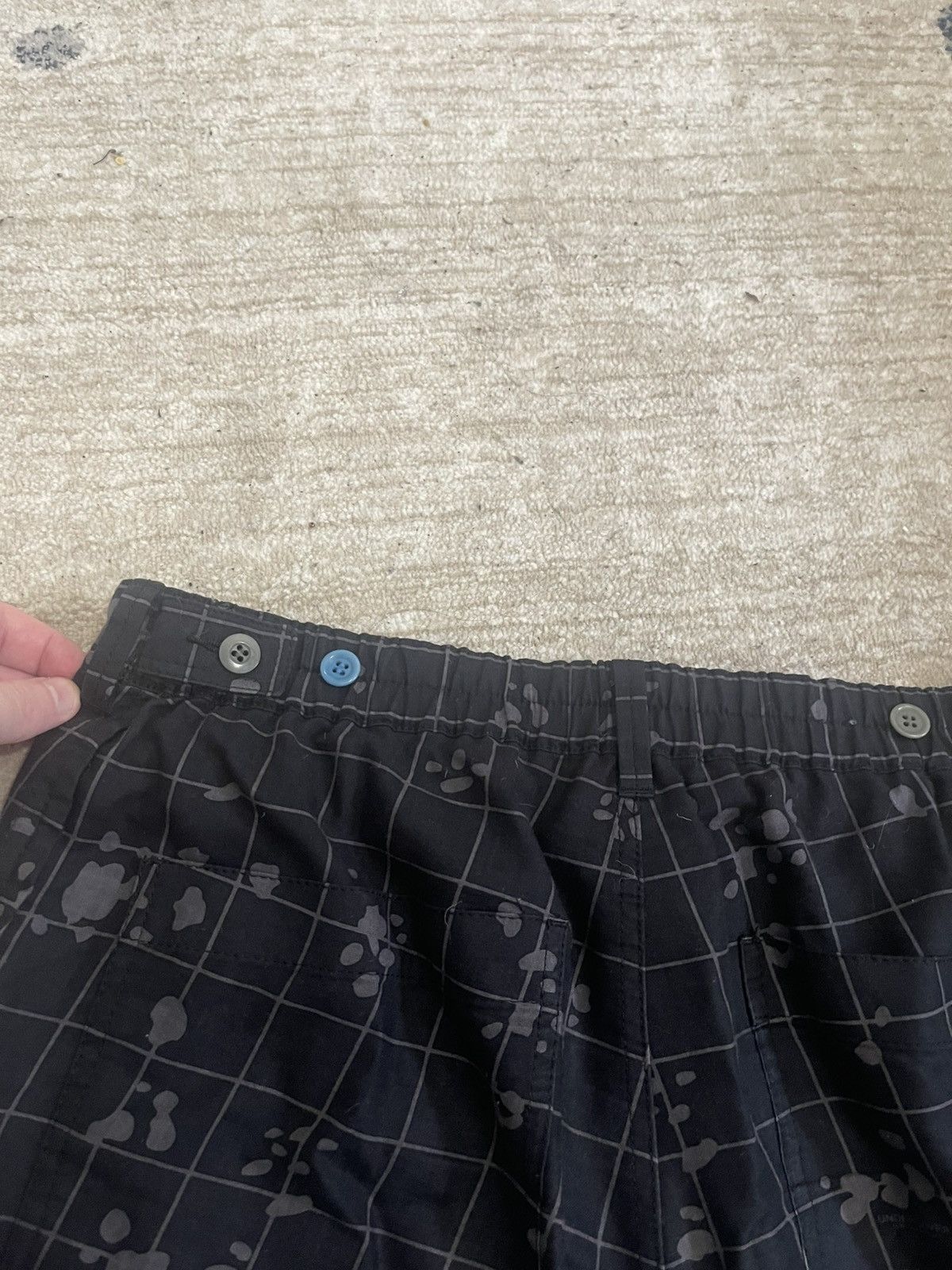 Undercover Black Cotton Camo Check Pants Size US 32 / EU 48 - 7 Thumbnail