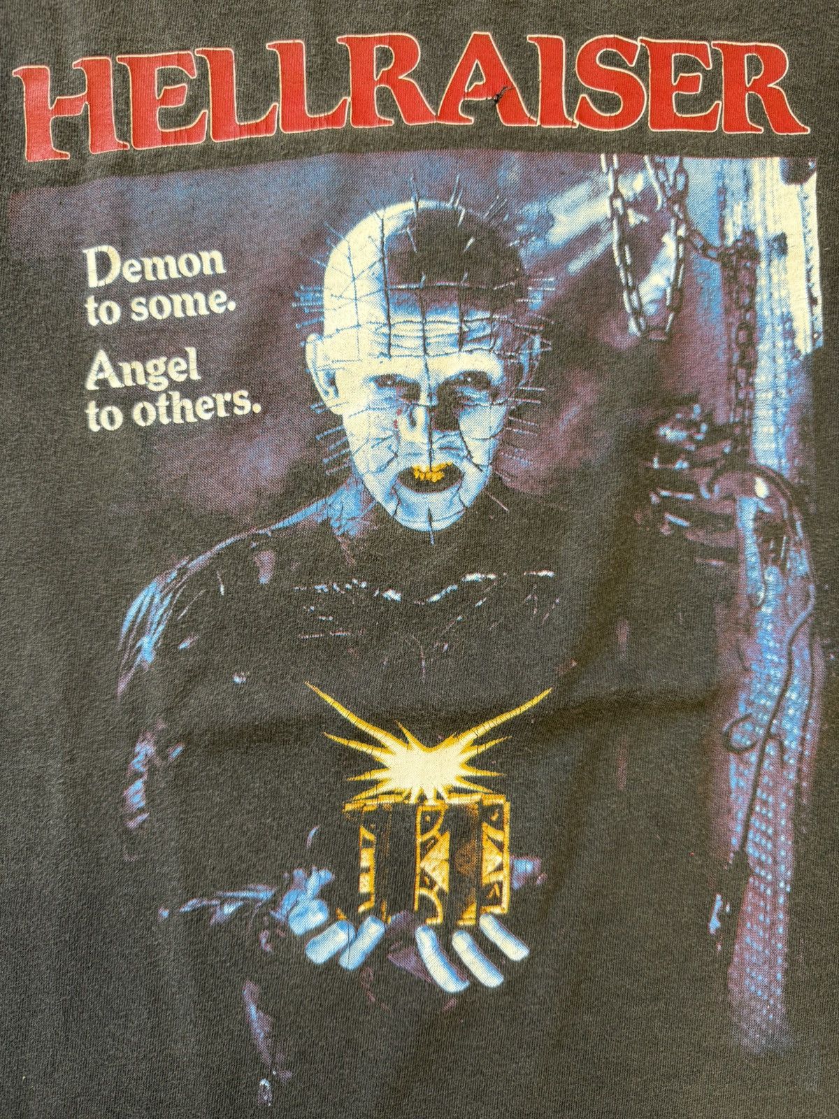Hanes × Vintage ‘90s Vintage Hellraiser He’ll Tear Your Soul Apart Tee Size US L / EU 52-54 / 3 - 3 Thumbnail