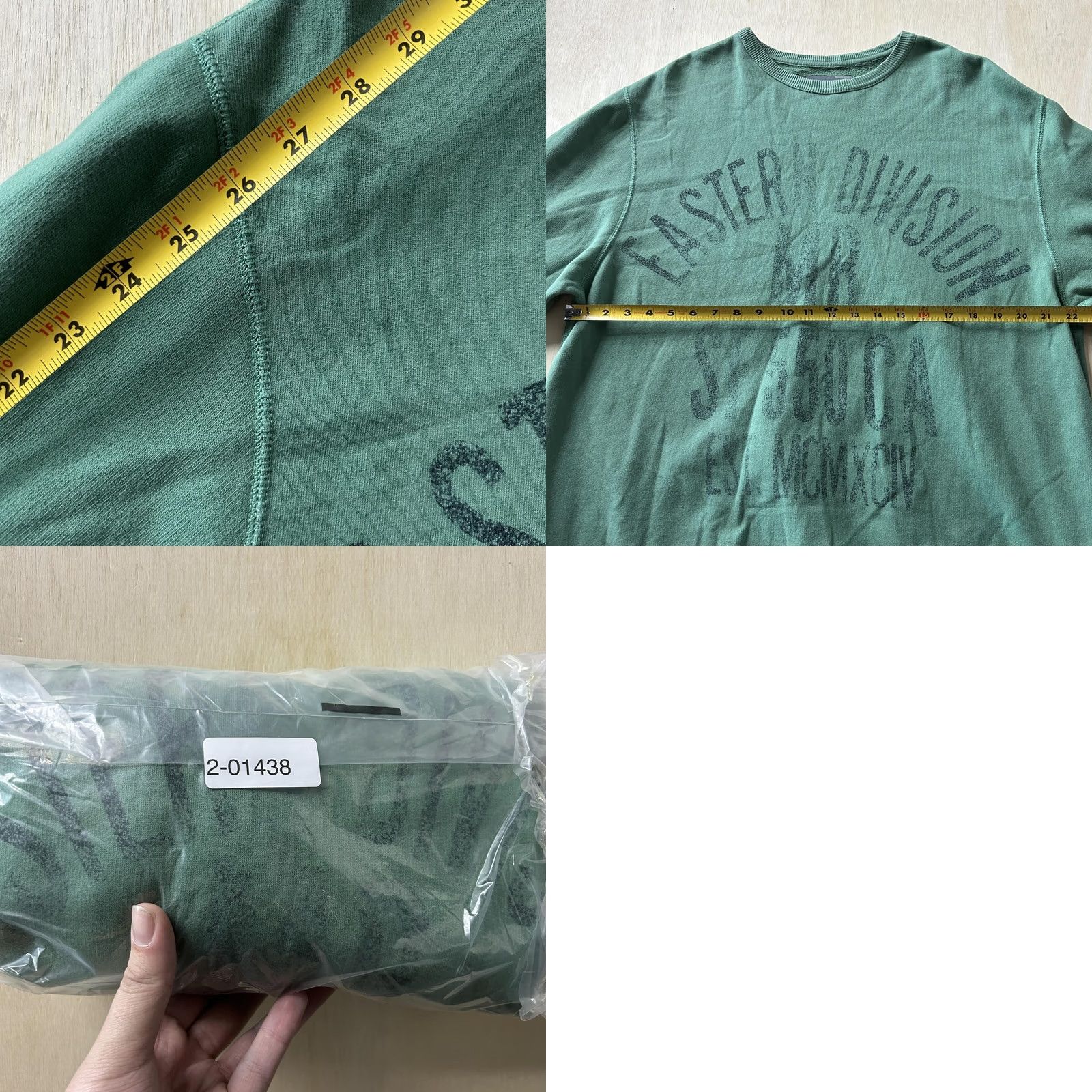 Old Navy VINTAGE Old Navy Sweatshirt Men XL Green Fleece Crewneck Eastern Division Graphic Print Size US XL / EU 56 / 4 - 8 Thumbnail
