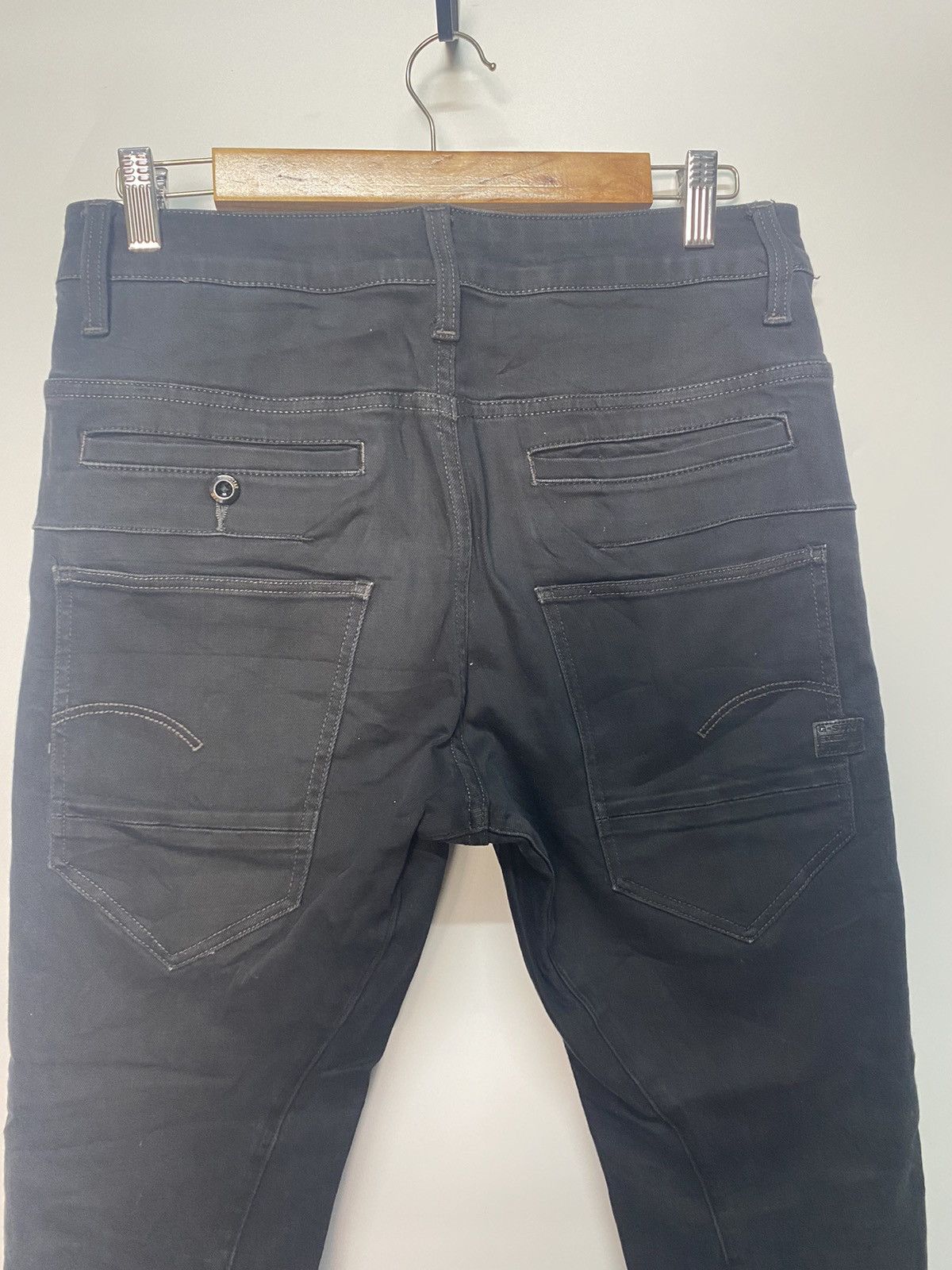 G-Star × Japanese Brand G Star Raw D-Staq 3D Super Slim Stretch Denim Jeans Pants Size US 32 / EU 48 - 9 Thumbnail