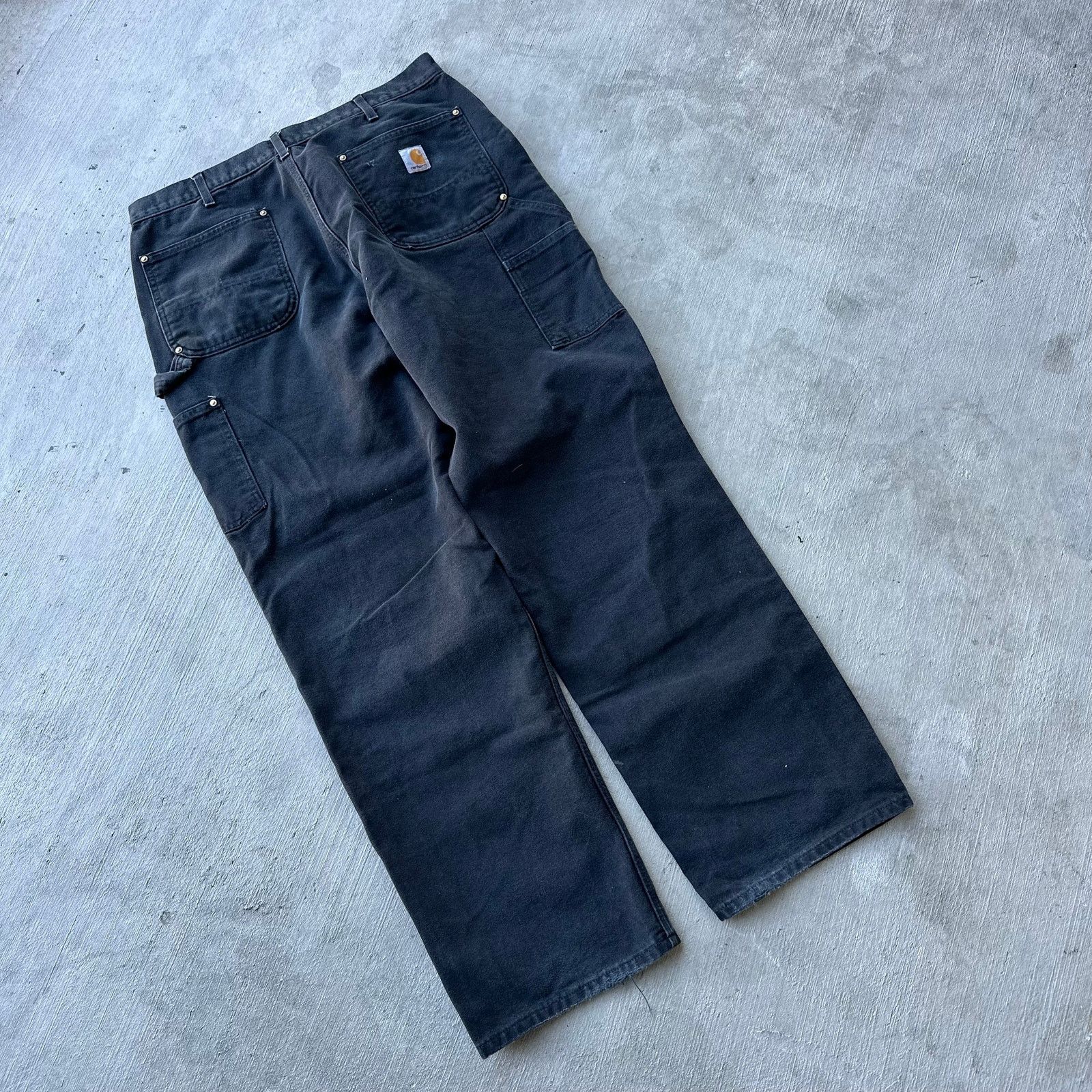 Carhartt × Vintage Carhartt black double knee work wear carpenter pants Size US 36 / EU 52 - 5 Thumbnail