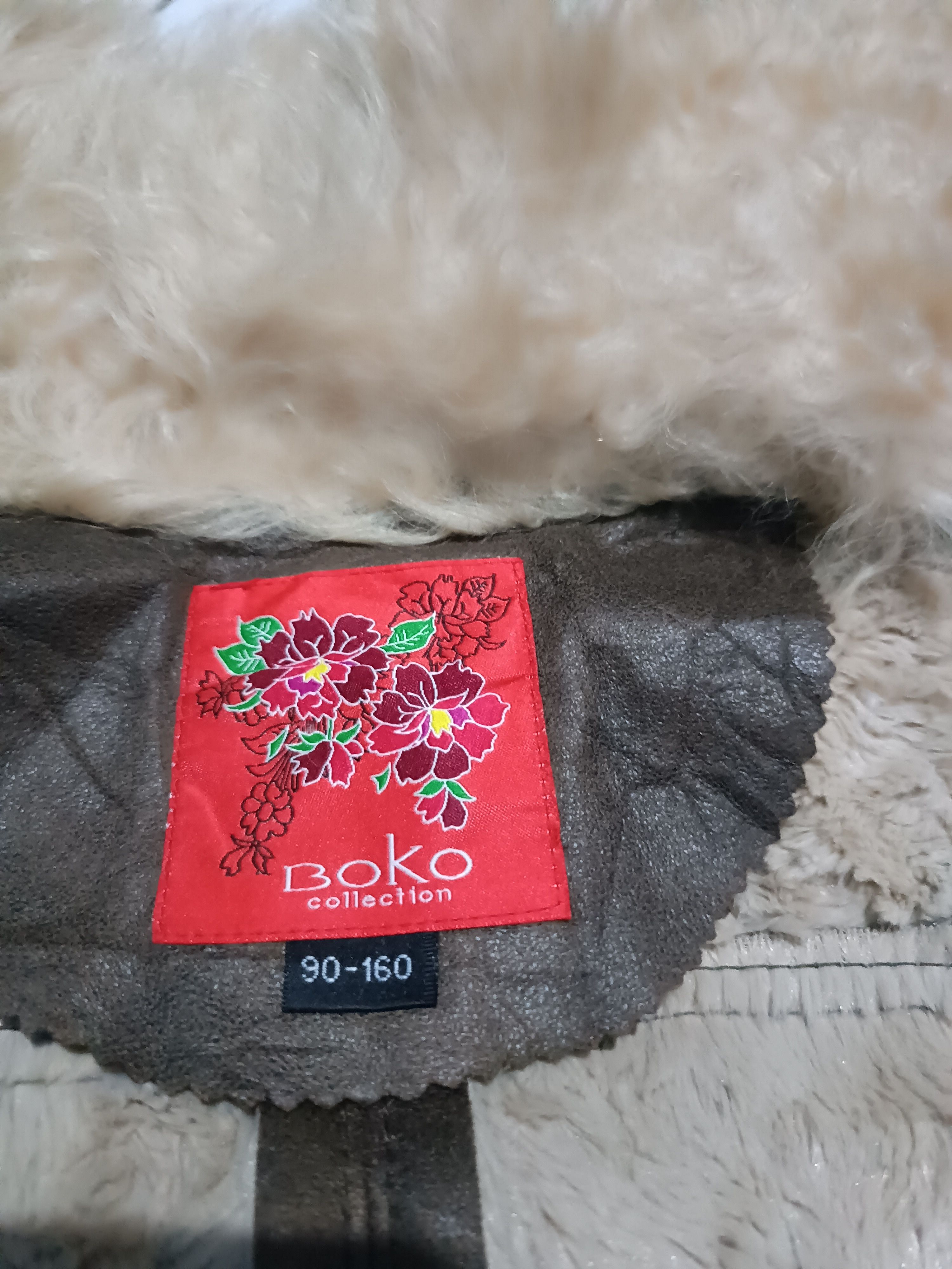 Japanese Brand Boko Collection Asymmetrical Faux Fur Jacket Brown Size S / US 4 / IT 40 - 8 Thumbnail